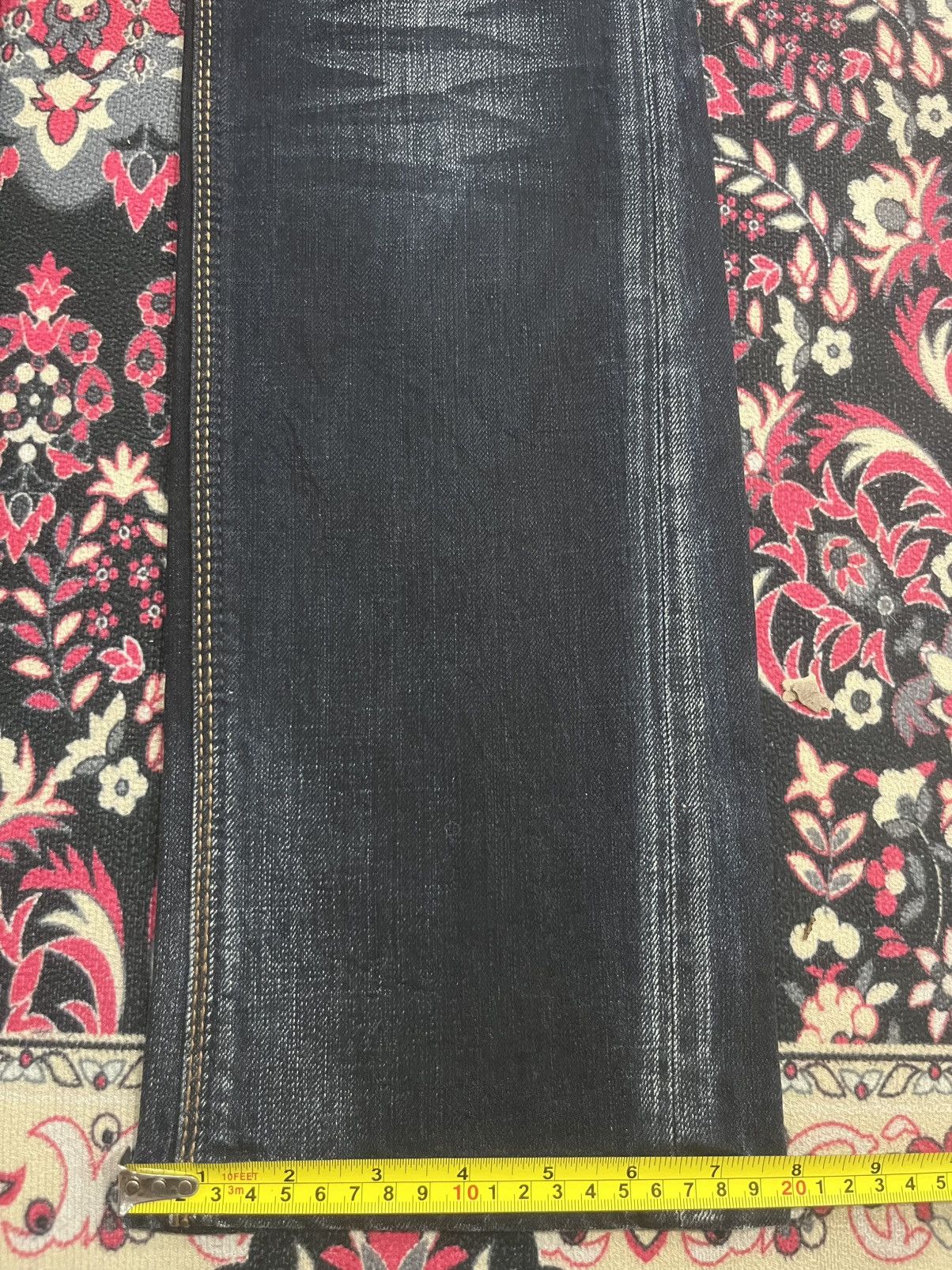 Tornado Mart Vintage Nicole Club For Men Dark Faded Washed Flare Jeans Size US 30 / EU 46 - 16 Thumbnail
