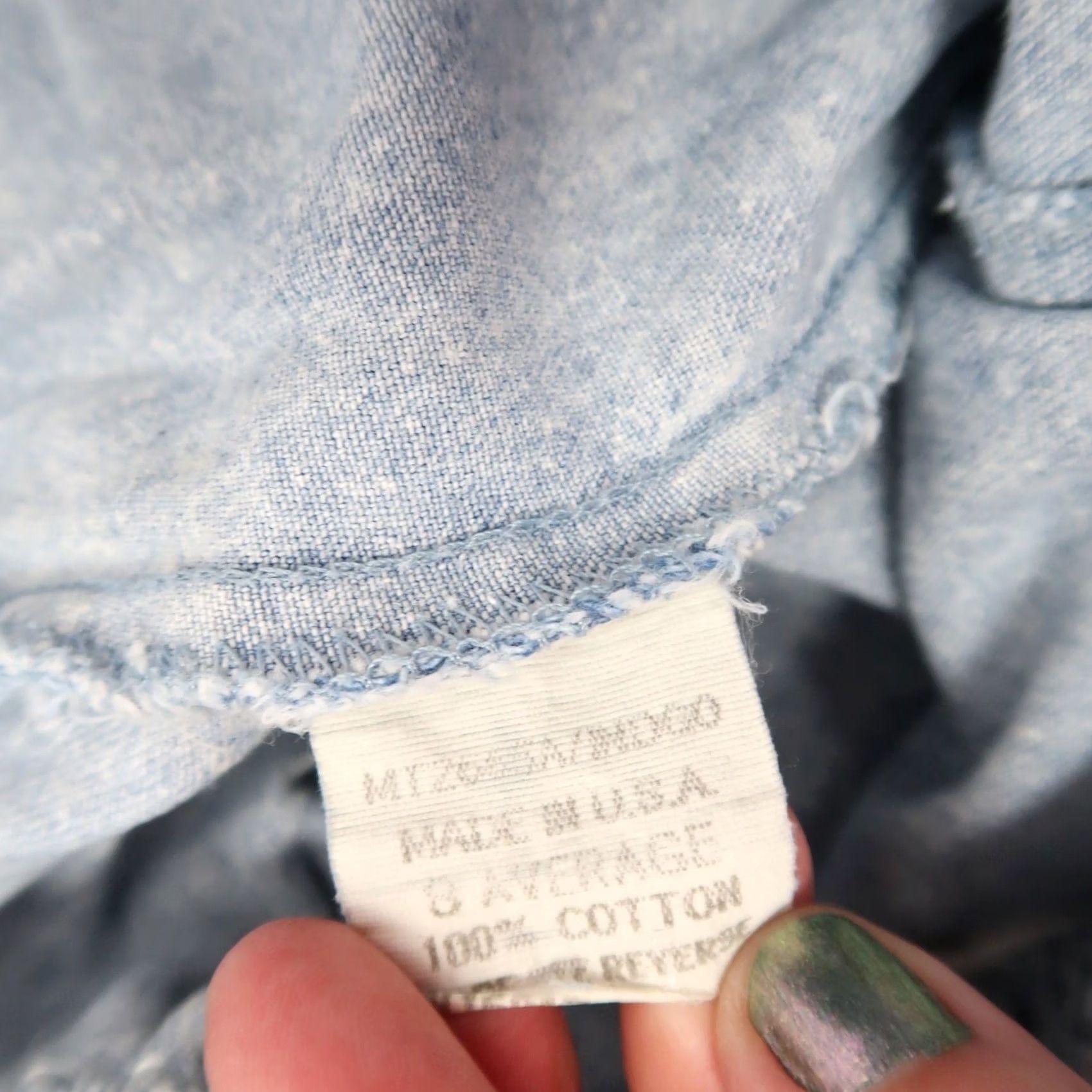Vintage VINTAGE Cascade Blues 80s Denim Shorts Pull-On Women Regular 8 High Rise Blue 100% Cotton Casual 6in Inseam Size 30" / US 8 / IT 44 - 5 Thumbnail