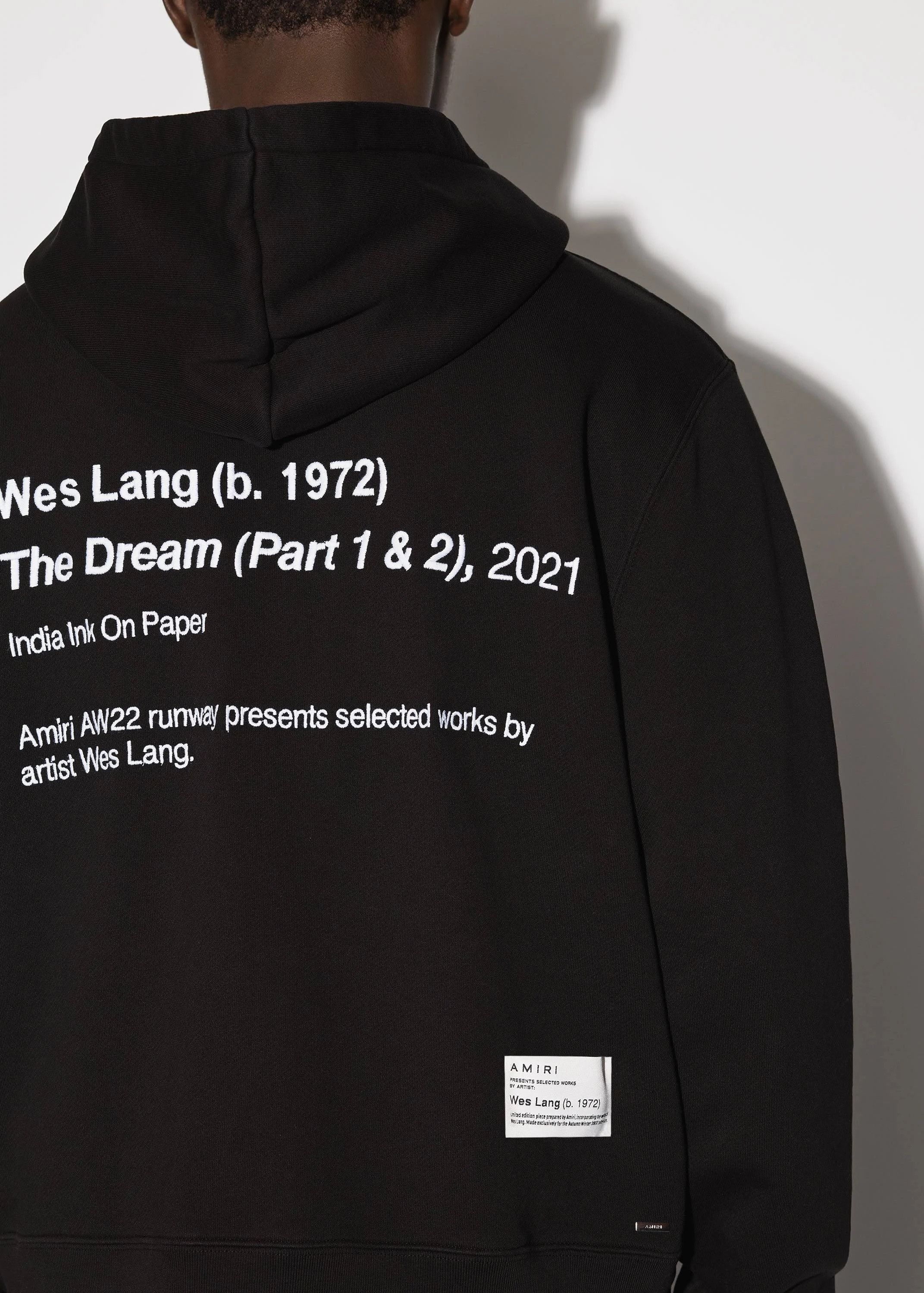 Amiri × Wes Lang o1w1db11224 Dream Zip Hoodie in Black Size US M / EU 48-50 / 2 - 2 Thumbnail