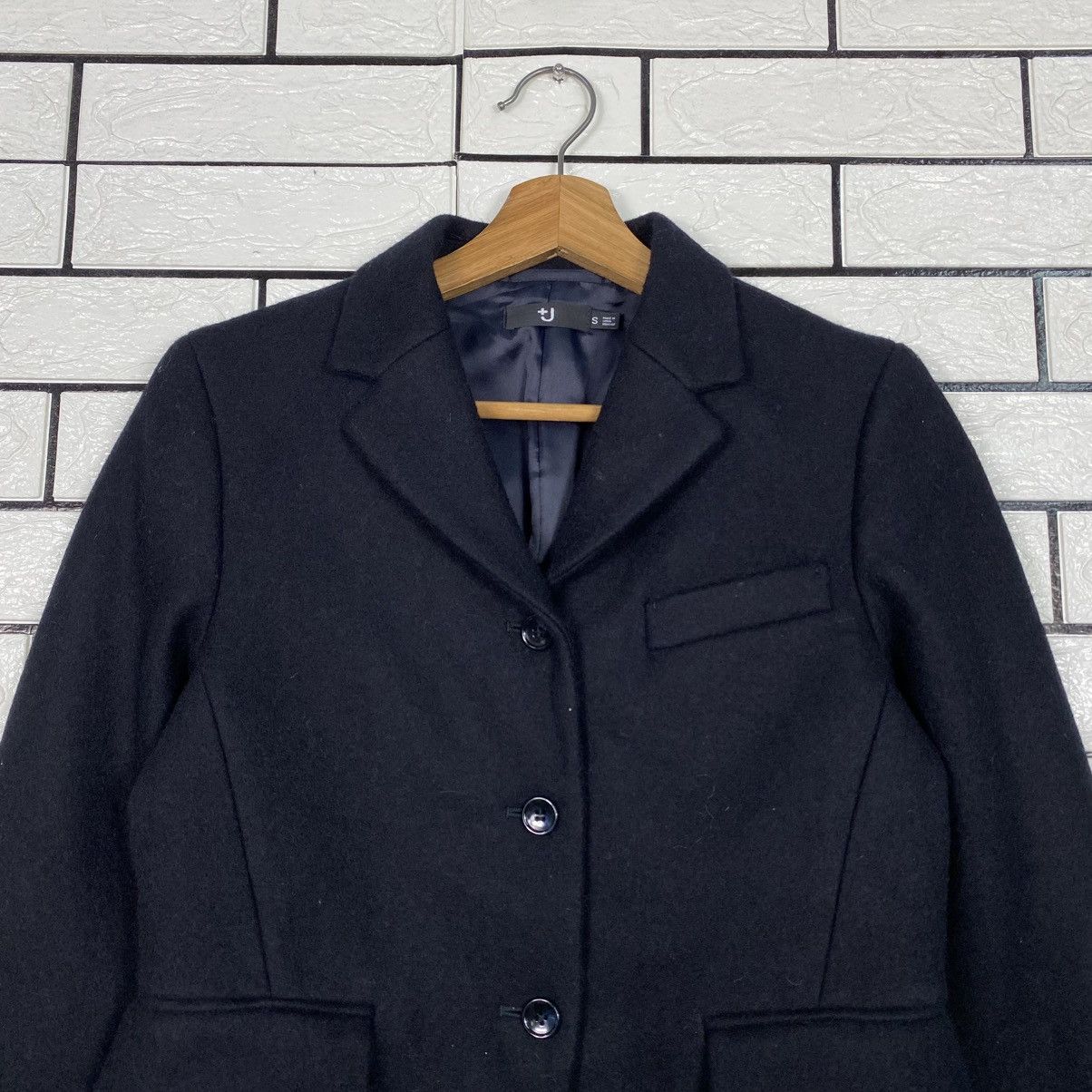 Japanese Brand 📌Cropped Jacket Wool J+ Jill Sander Size S / US 4 / IT 40 - 4 Thumbnail