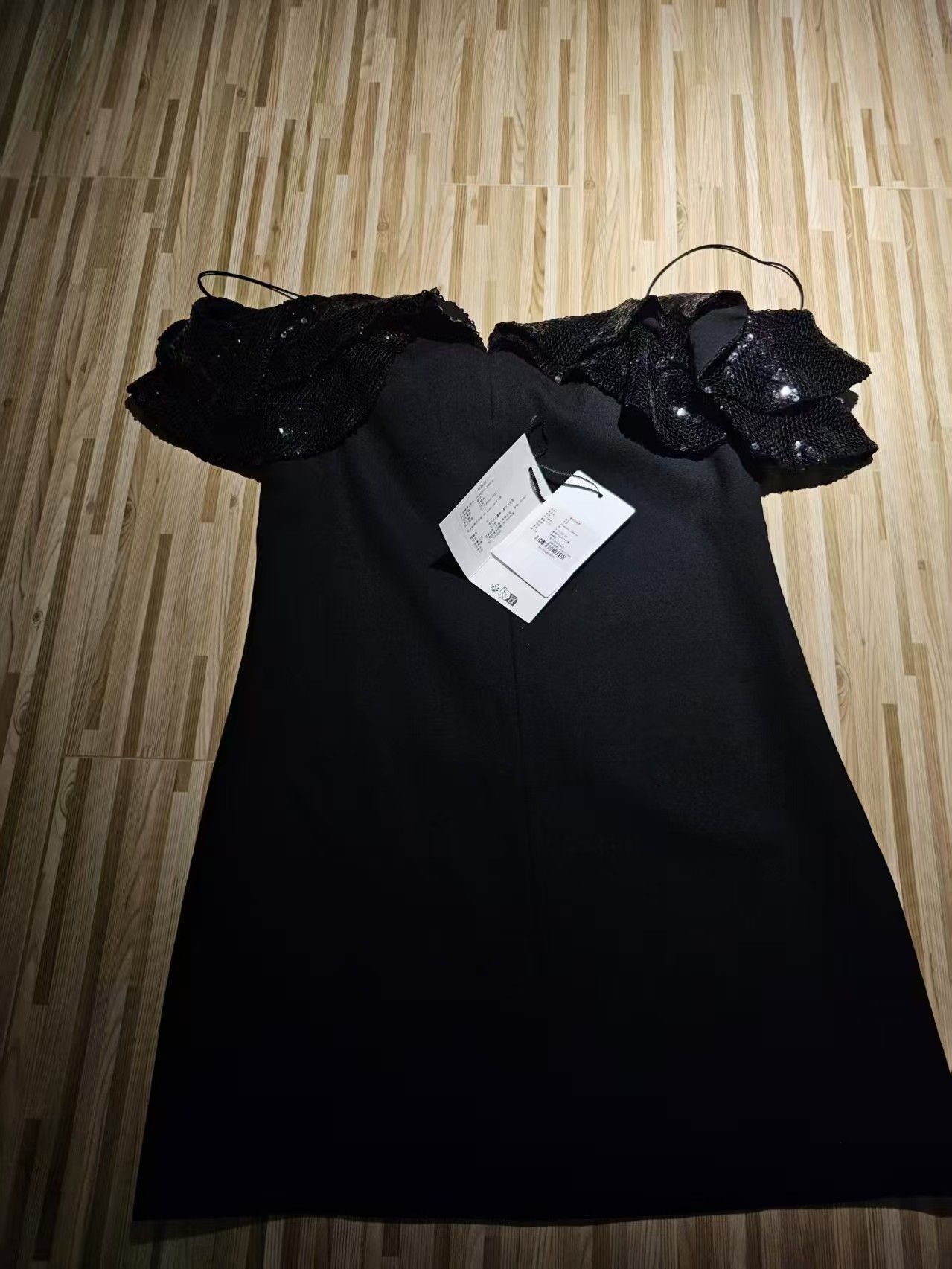 Celine Celine Sequined Ruffle Mini Dress Size 36 Size XS / US 0-2 / IT 36-38 - 1 Thumbnail