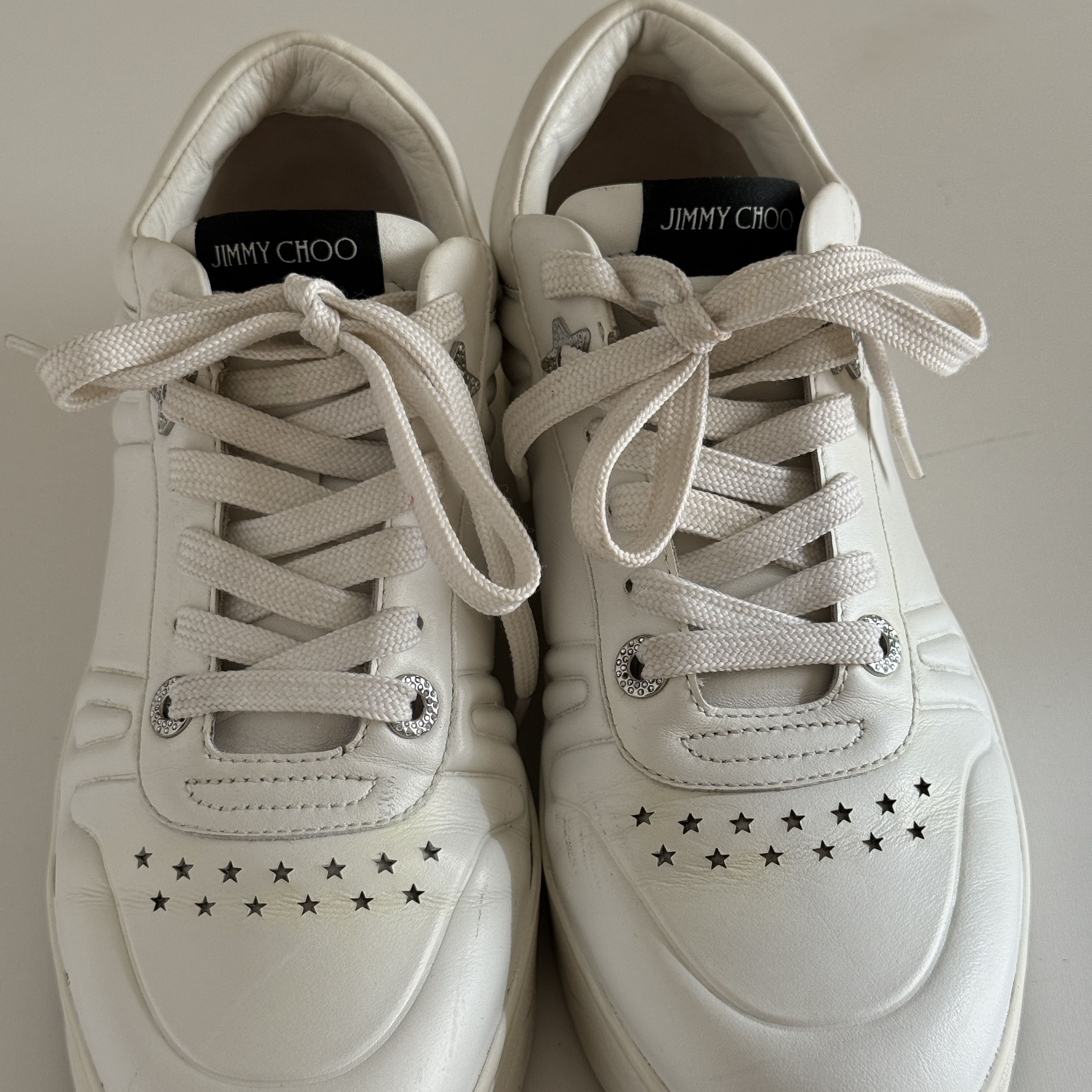 Jimmy Choo Jimmy Choo lace up sneaker (hawaii/F CLF) sz US 8.5 Size US 8.5 / IT 38.5 - 6 Thumbnail