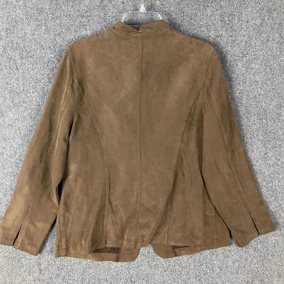 Other Elegancia Coat Women's XL Suede Polyester Adults Extra Large Size XL / US 12-14 / IT 48-50 - 8 Thumbnail