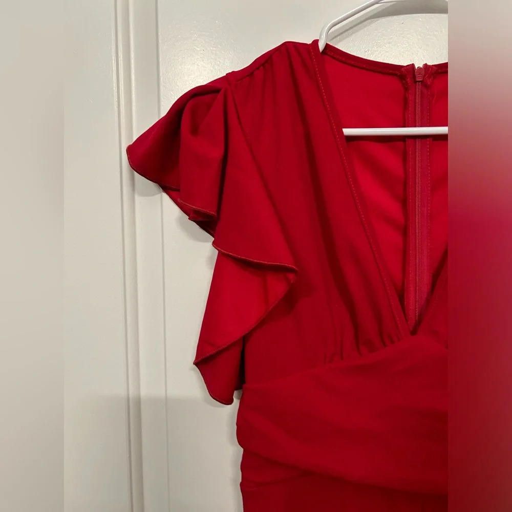 Shein Brand new red Jumper size small or 4. Size 27" / US 4 / IT 40 - 4 Thumbnail