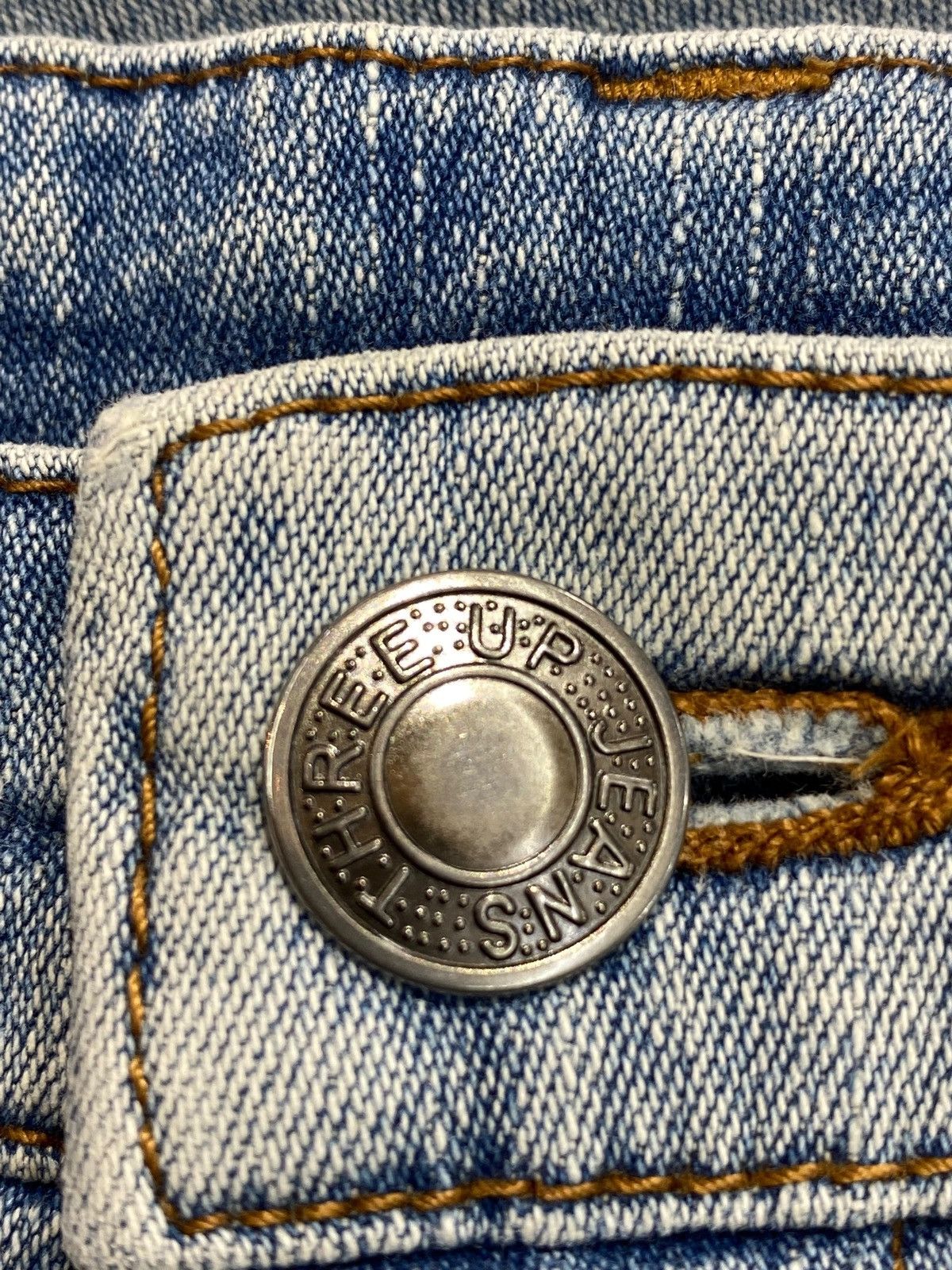 Japanese Brand Japanese Brand Blue Wash Arrow Line Style Jeans Size US 30 / EU 46 - 13 Thumbnail
