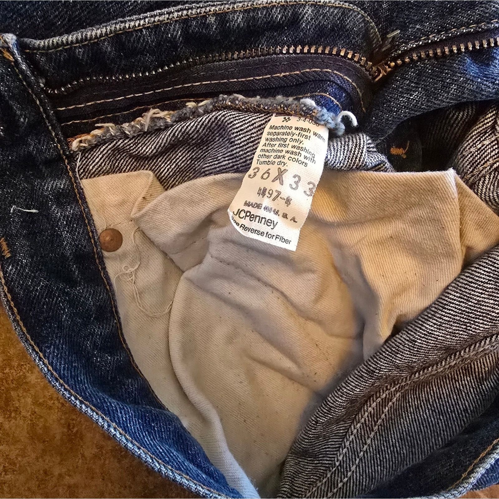 Other Dark Denim | JCPENNEY | Straight Jean Size US 36 / EU 52 - 3 Thumbnail