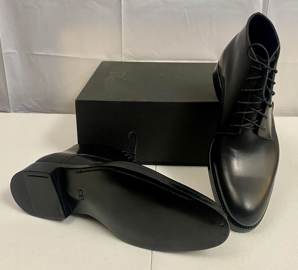 Dior Dior x Kris Van Assche Black Leather Lace Up Boots 11 NEW Size US 11 / EU 44 - 14 Thumbnail