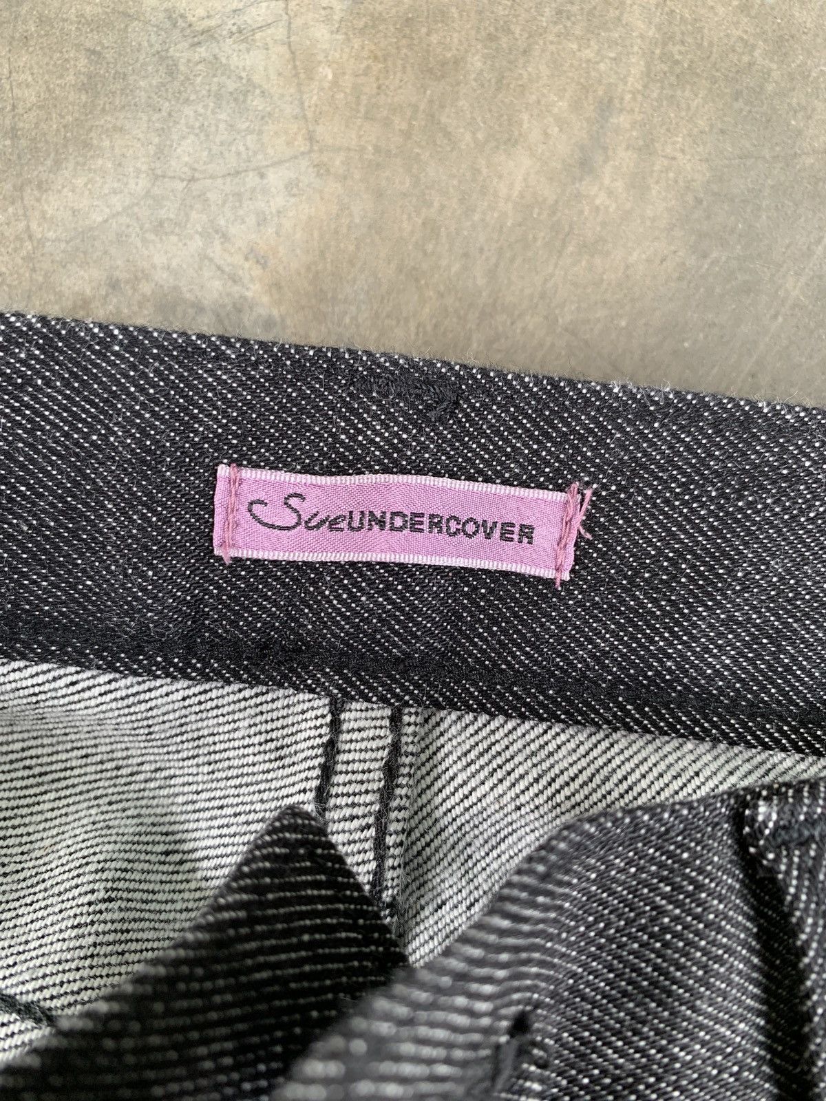 Undercover Sue undercover velvet logo skinny jeans Size US 27 - 8 Thumbnail