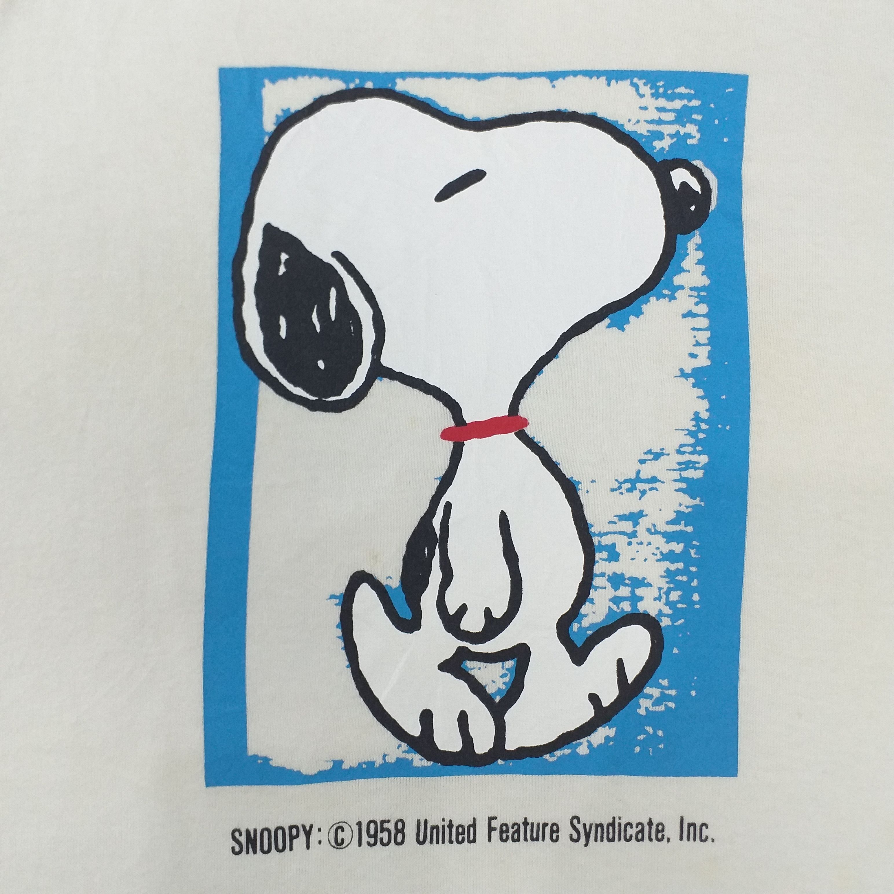 Cartoon Network Vintage Peanut Snoopy Medium T-shirt -E056 Size US M / EU 48-50 / 2 - 3 Thumbnail