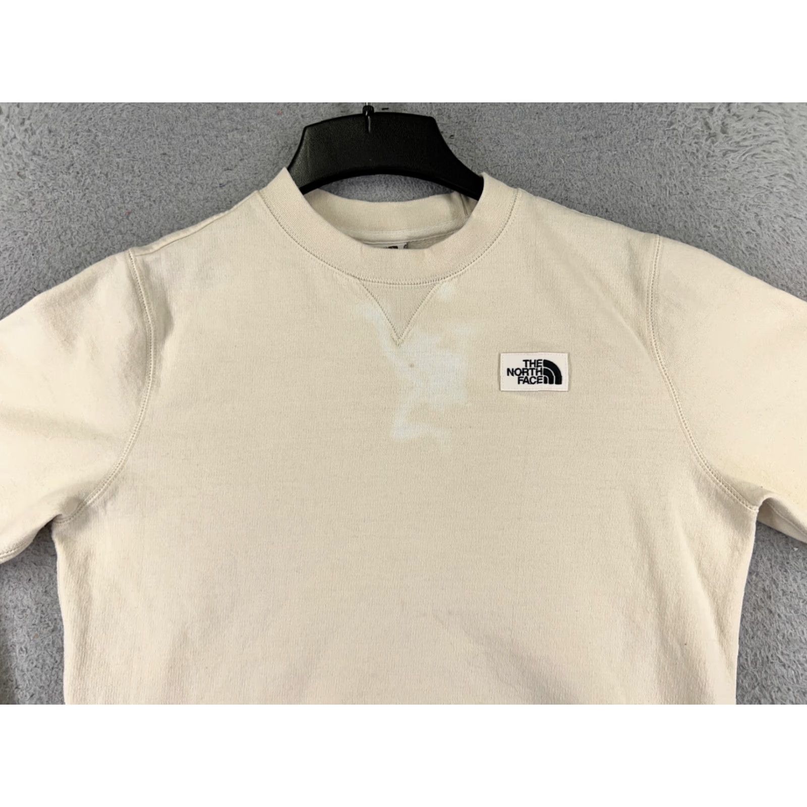 The North Face VINTAGE The North Face Sweatshirt Womens M Ivory Long Sleeve Crew Neck Jersey Read Size M / US 6-8 / IT 42-44 - 4 Thumbnail