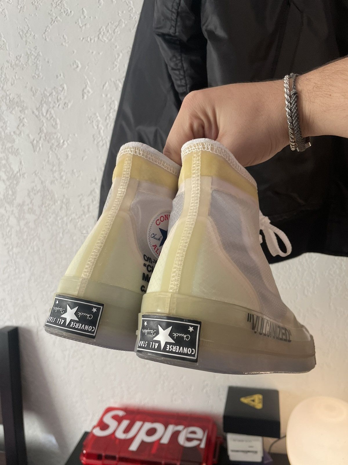 Converse × Off-White The ten Converse hi top all star Size US 8.5 / EU 41-42 - 21 Thumbnail