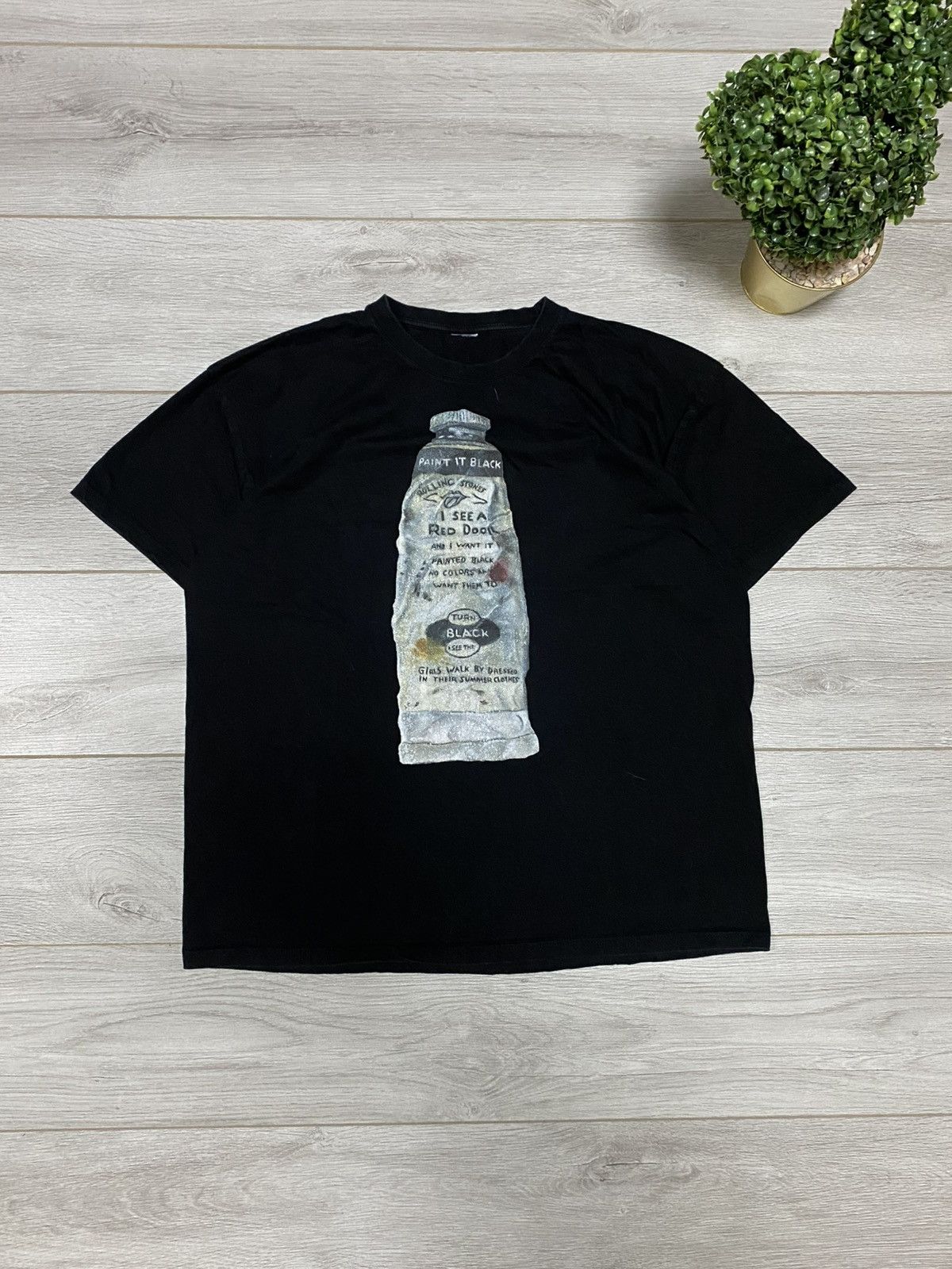 The Rolling Stones The Rolling Stones Paint it black Tube tee shirt Size US L / EU 52-54 / 3 - 1 Thumbnail