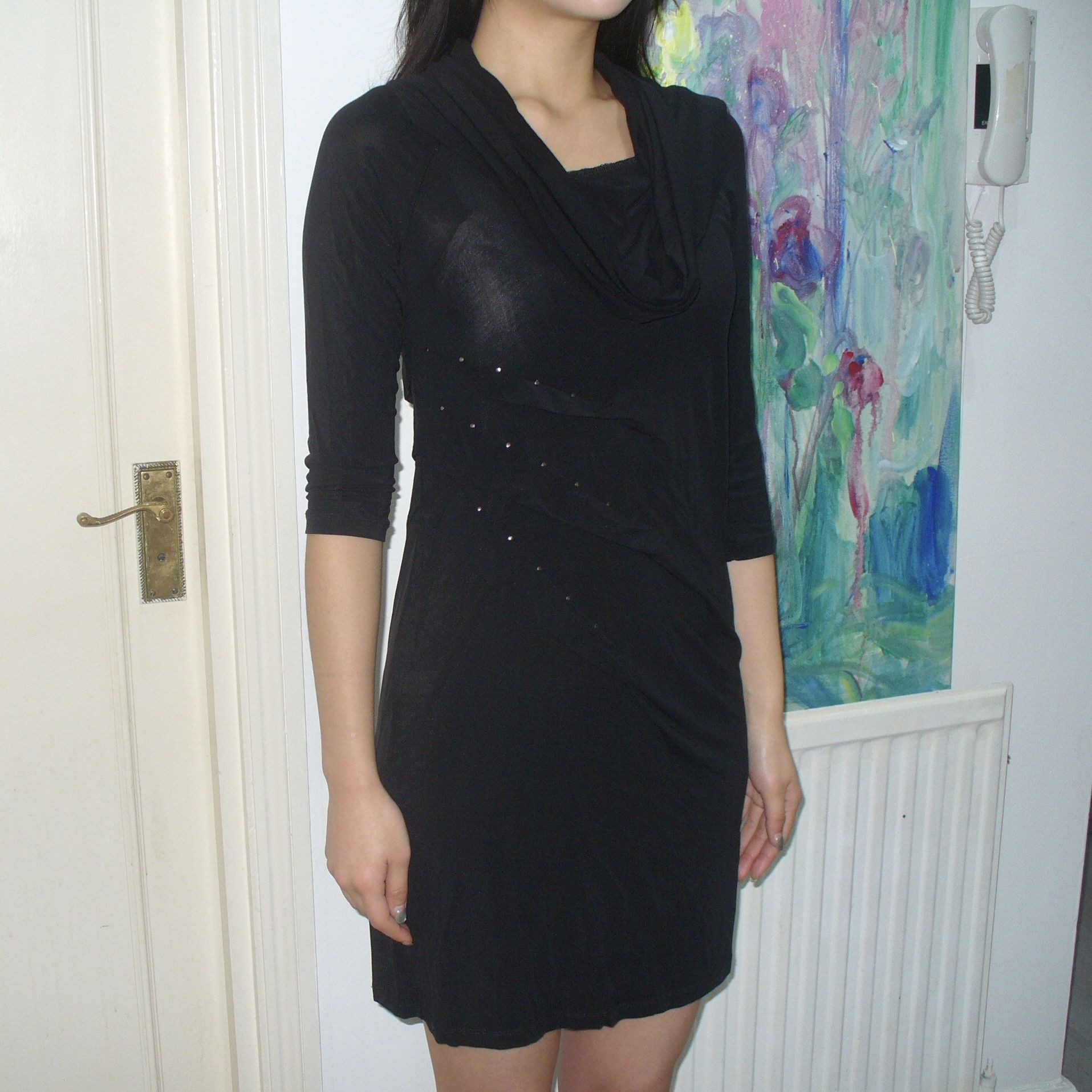Cop Copine Cop Copine black mini dress Size S / US 4 / IT 40 - 1 Thumbnail