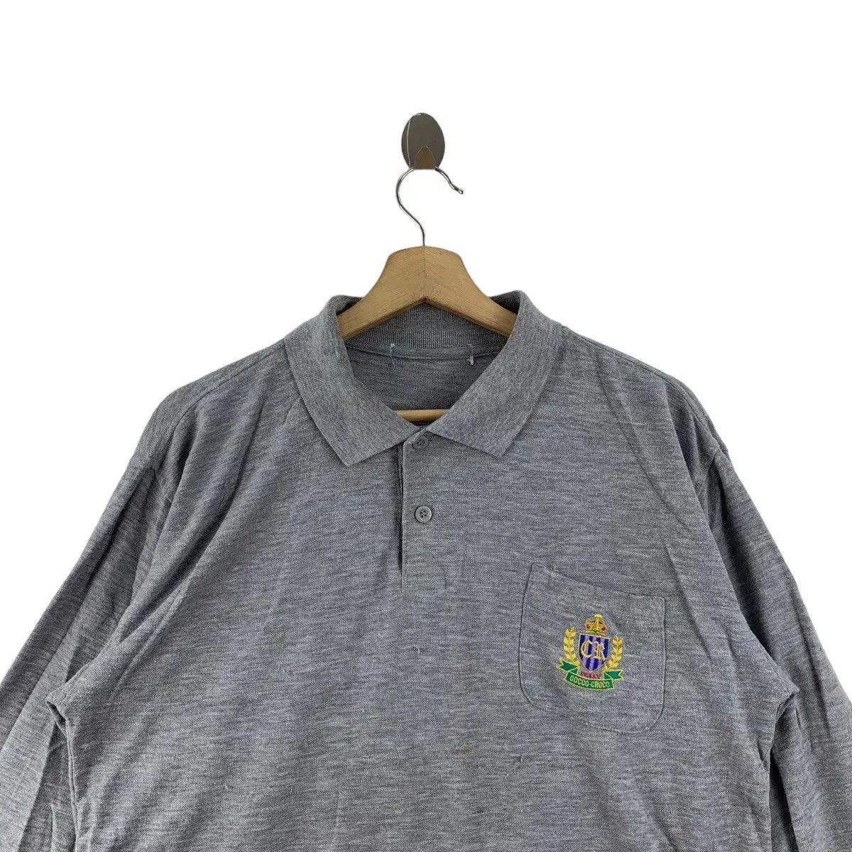 Vintage Vintage 90’ COCCO CROCO ITALY Embroidered Polo Tee Shirt Size US L / EU 52-54 / 3 - 2 Thumbnail