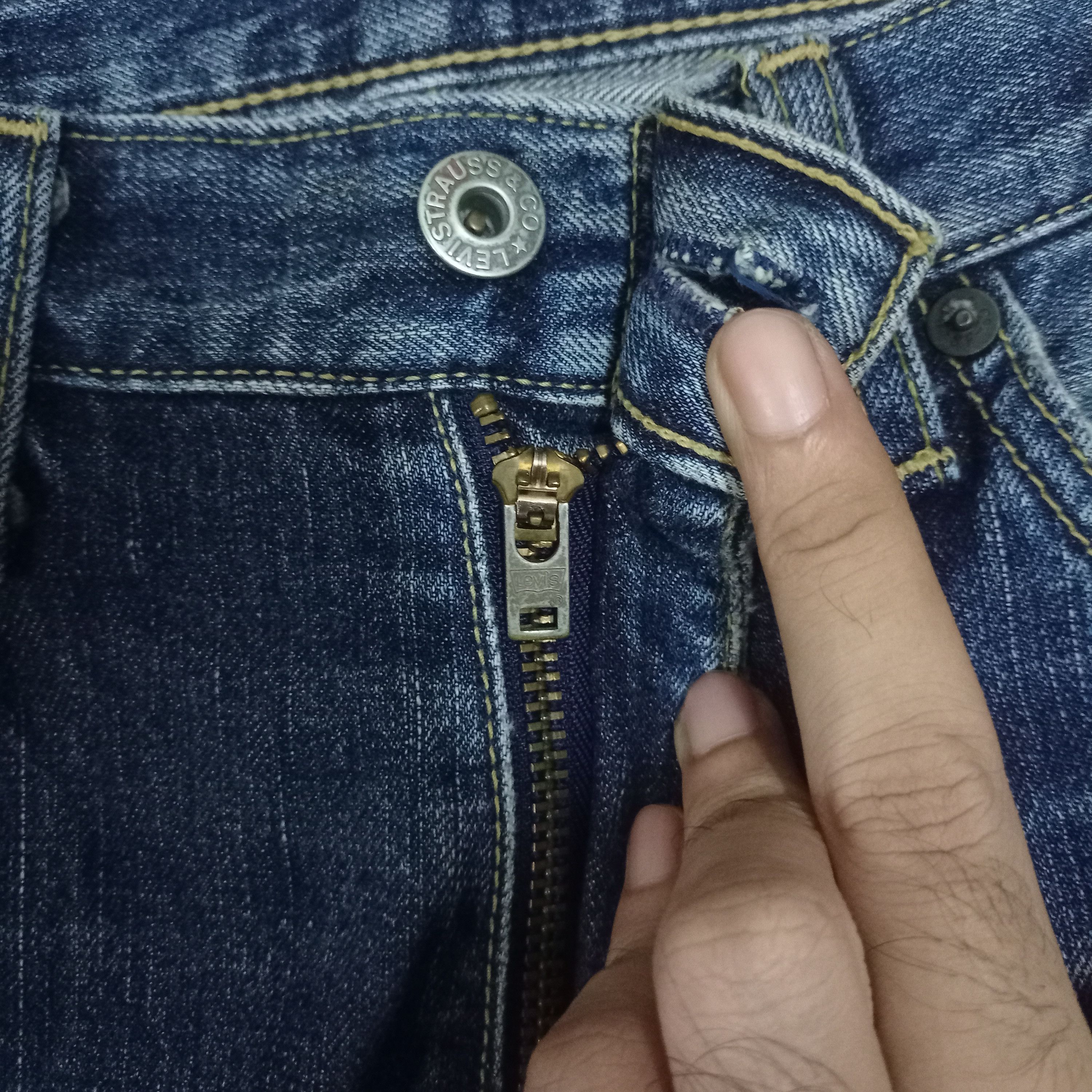 Levi's × Levi's Vintage Clothing Vintage 90s Levis 503 Sanforized Distressed Baggy Jeans Size US 30 / EU 46 - 3 Thumbnail