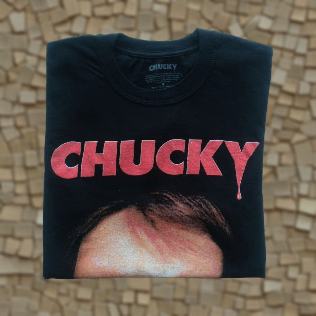 Vintage VINTAGE CHUCKY CHILDS PLAY BRIDE OF CHUCKY MOVIE BLACK T SHIRT Y2K MEN SZ S Size US S / EU 44-46 / 1 - 1 Thumbnail