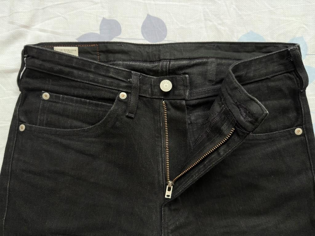 Burgus Plus Burgus Plus - Size 29 - 740-ST Zip Tight Straight Slim Black Size US 29 - 5 Thumbnail