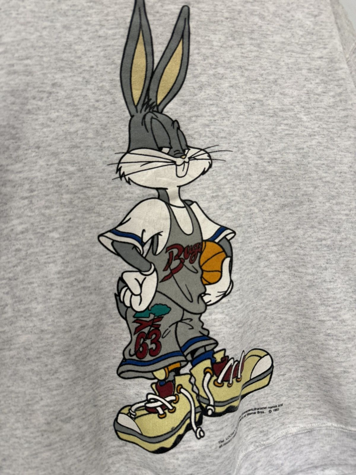 Delta 🏀 Vtg 1993 Space Jam Bugs Bunny On Court Sweatshirt - M Size US M / EU 48-50 / 2 - 4 Thumbnail