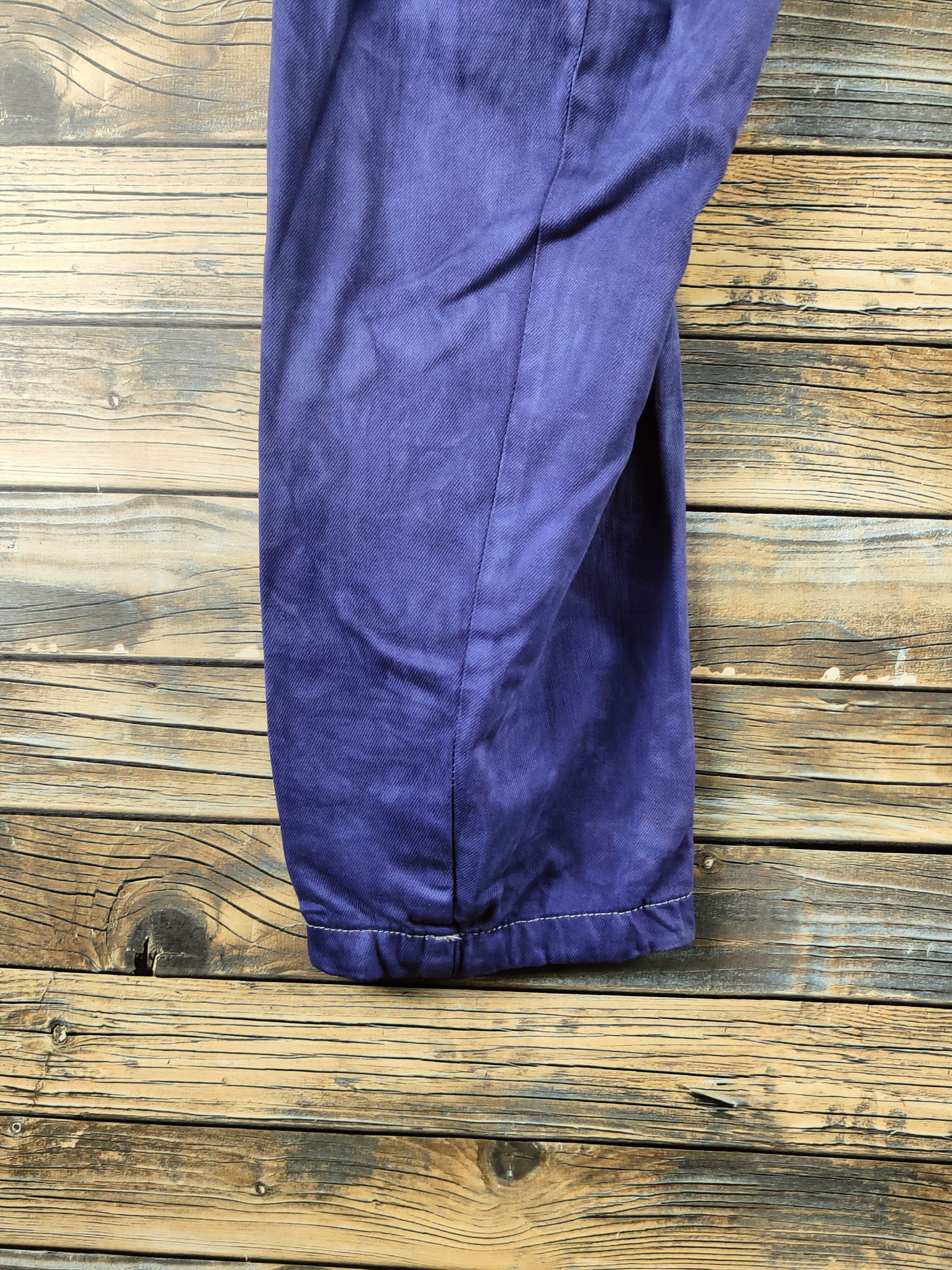 Japanese Brand DL Evenriver Purple Multipocket Cargo Pants #46-624 Size US 34 / EU 50 - 4 Thumbnail