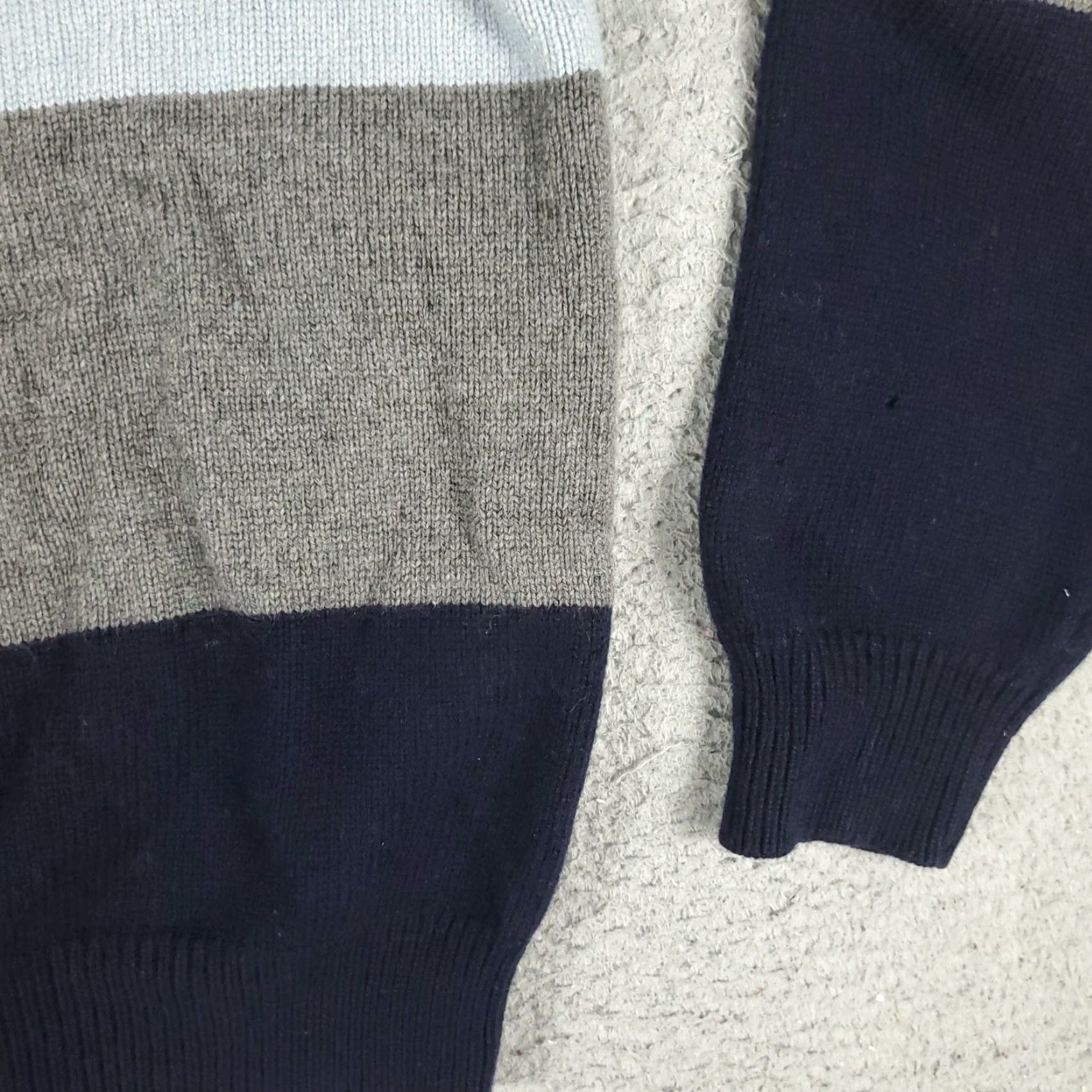Brooks Brothers VINTAGE Brooks Brothers Sweater Mens XL Blue Wool Knit Pullover 1/4 Zip Classic Modern Preppy Size US XL / EU 56 / 4 - 4 Thumbnail
