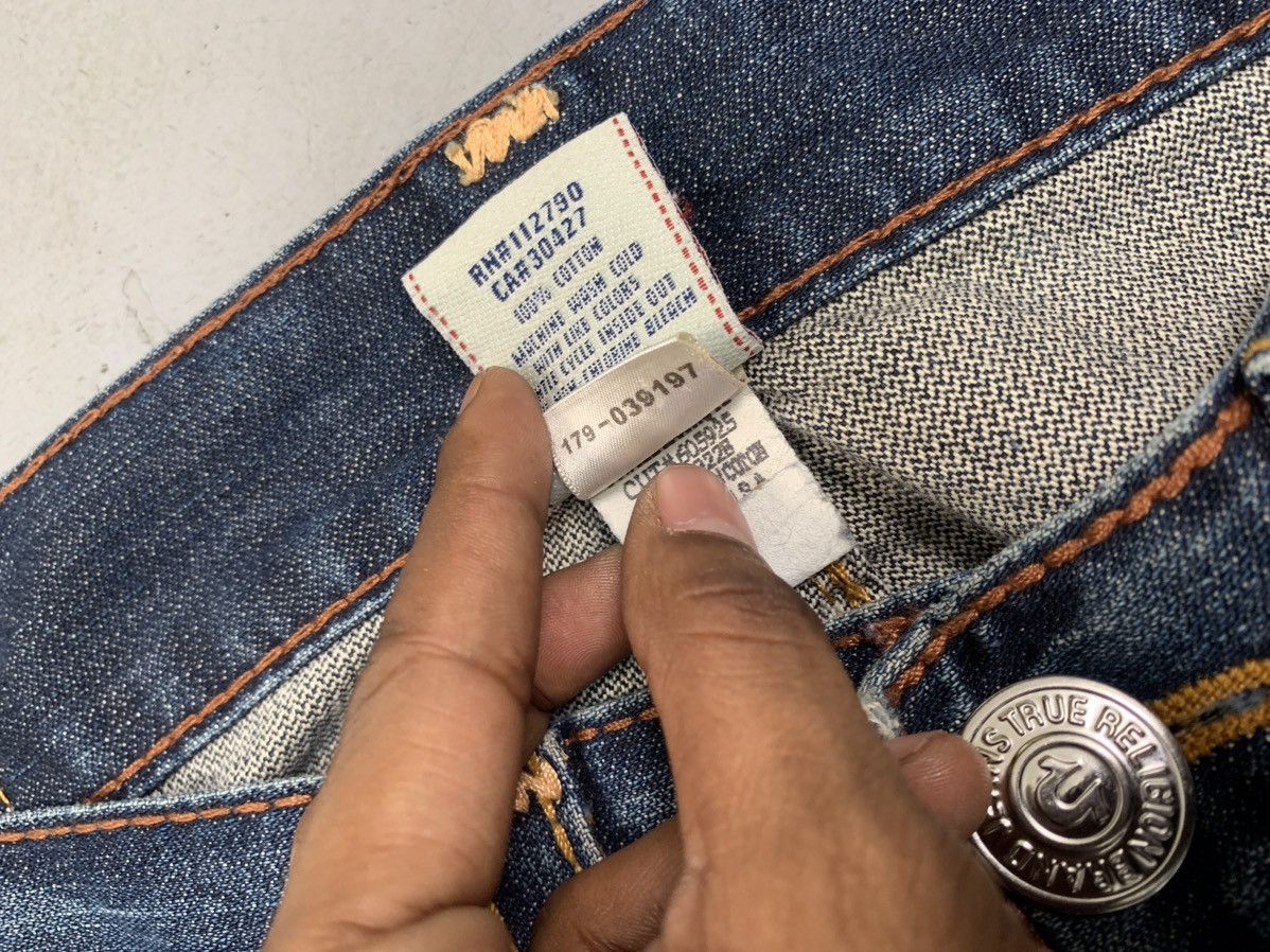 True Religion Vintage true religion thread embroidered straight denim Size US 36 / EU 52 - 5 Thumbnail