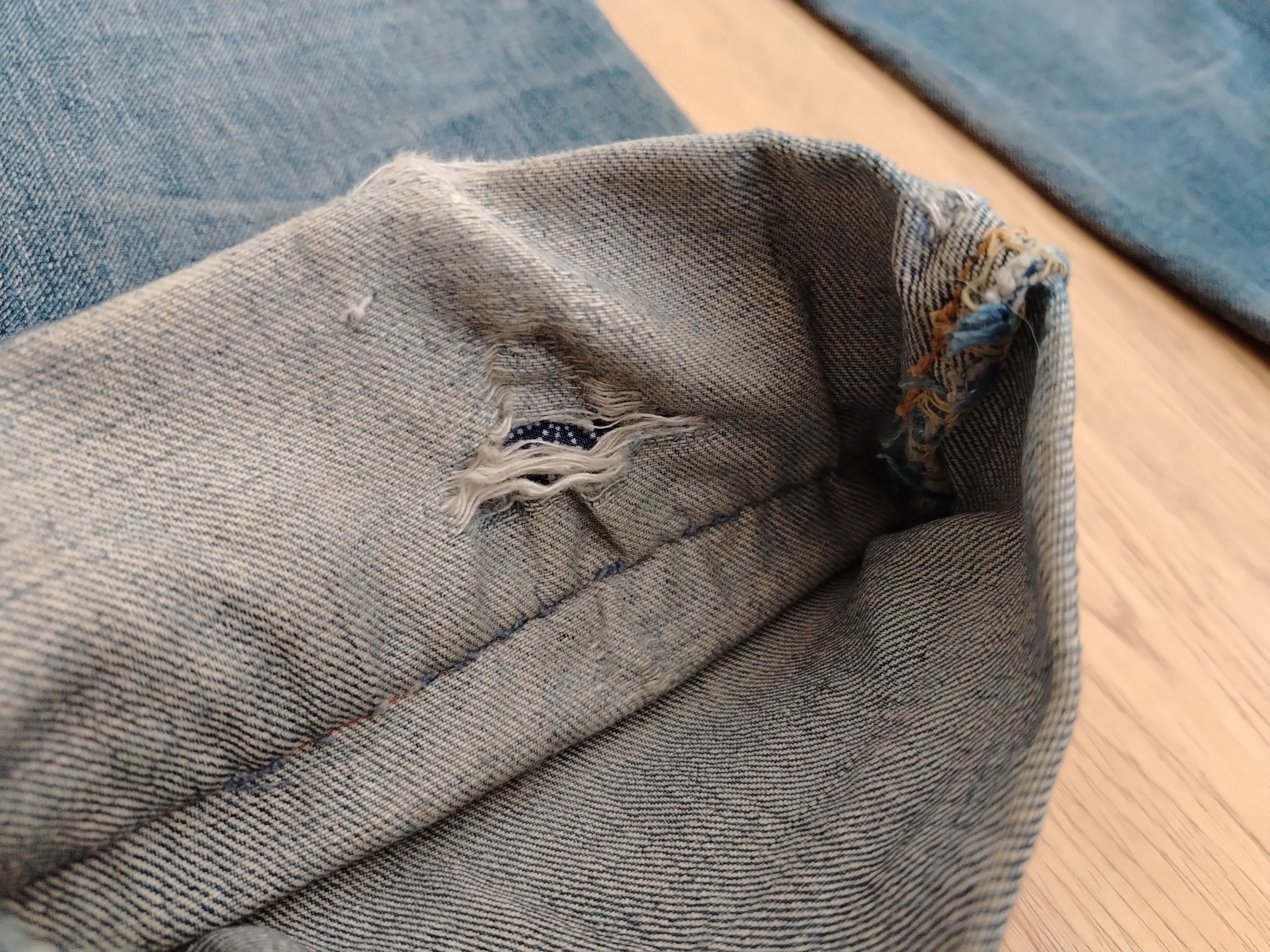 Evisu Evisu Jeans Vintage (Evis) Boro Remaked Size US 31 - 21 Thumbnail