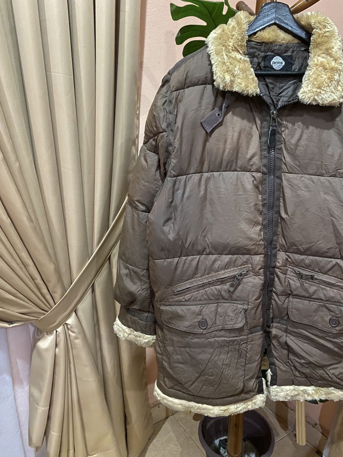 Other Vintage PRMS Shearling-Lined Puffer Jacket – Military Size US L / EU 52-54 / 3 - 5 Thumbnail