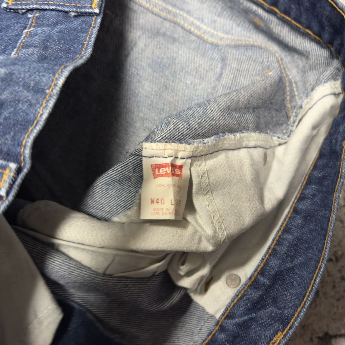 Levi's 80s Levi’s 517 Bootcut Flare Denim Jeans ERD Grunge Chrome Size US 40 / EU 56 - 4 Thumbnail