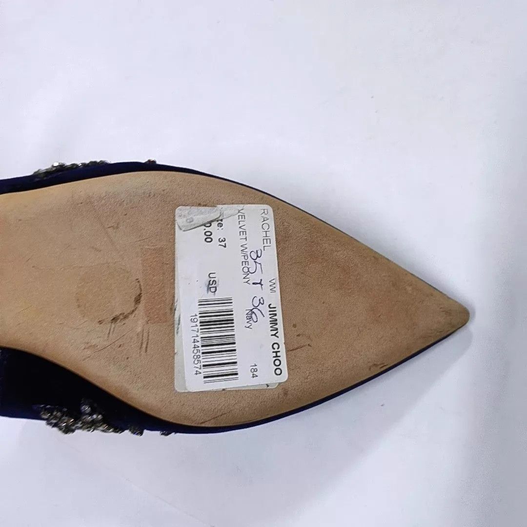 Jimmy Choo Authentic Jimmy Choo Diamante Slides Size 37 Size US 6.5 / IT 36.5 - 5 Thumbnail
