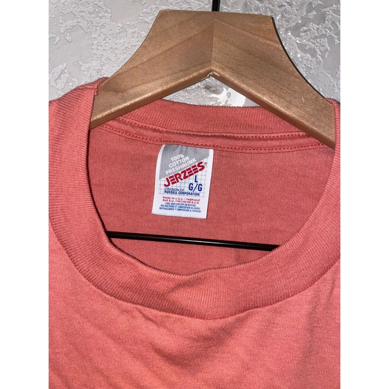 Jerzees Vintage Tennessee Gatlinburg Shirt Peach Pink Tee VTG 90s L Size US L / EU 52-54 / 3 - 6 Thumbnail