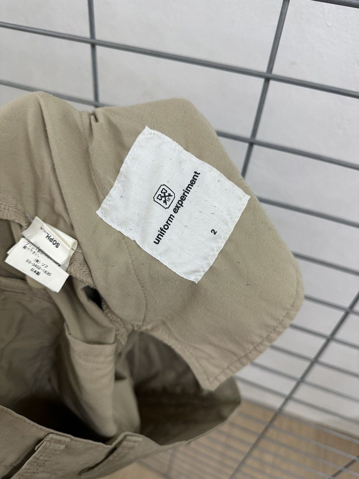 uniform experiment Rare And Beautiful Uniform Experiment Spell Out Shorts Size US 30 / EU 46 - 11 Thumbnail