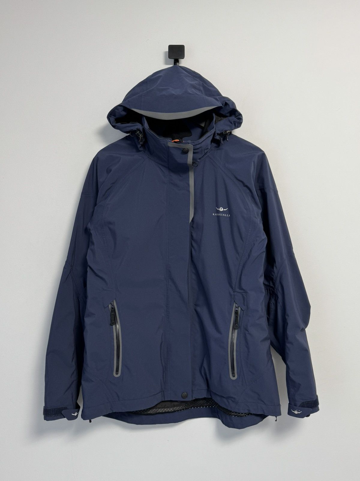Other Kaikkialla Waterproof Hooded Outdoor Jacket Navy Blue Size XL / US 12-14 / IT 48-50 - 1 Thumbnail