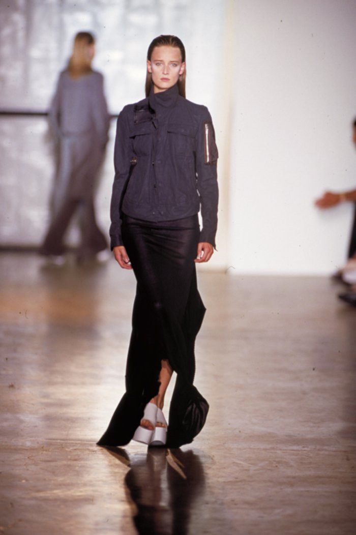 Rick Owens SS03 Rick Owens Suckerball Runway Waxed Cargo Denim Jacket Size US S / EU 44-46 / 1 - 16 Thumbnail