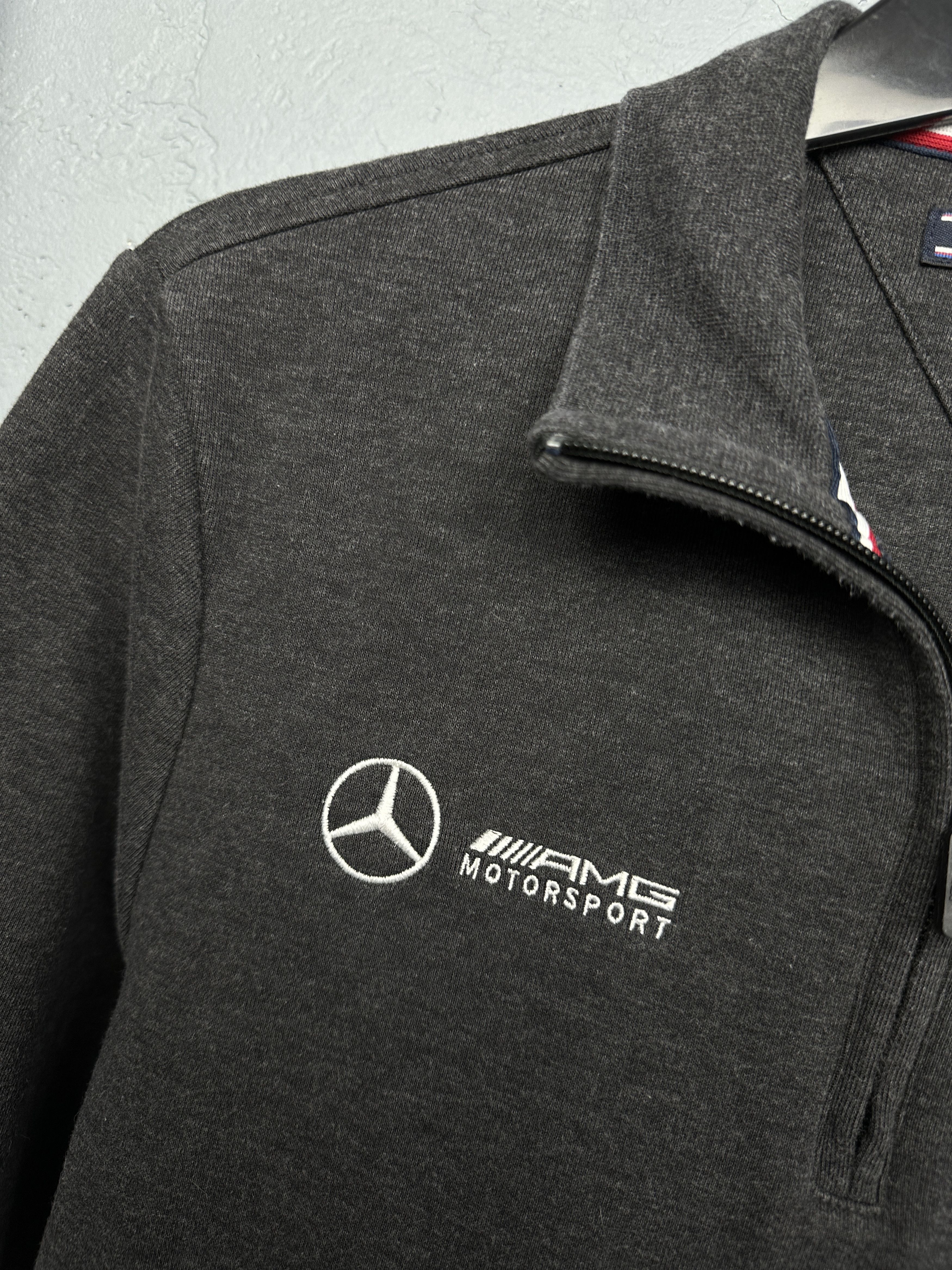 Mercedes-Benz Mercedes Benz Tommy Hilfiger Mens 1\4 Zip Sweater Formula 1 Size US S / EU 44-46 / 1 - 3 Thumbnail