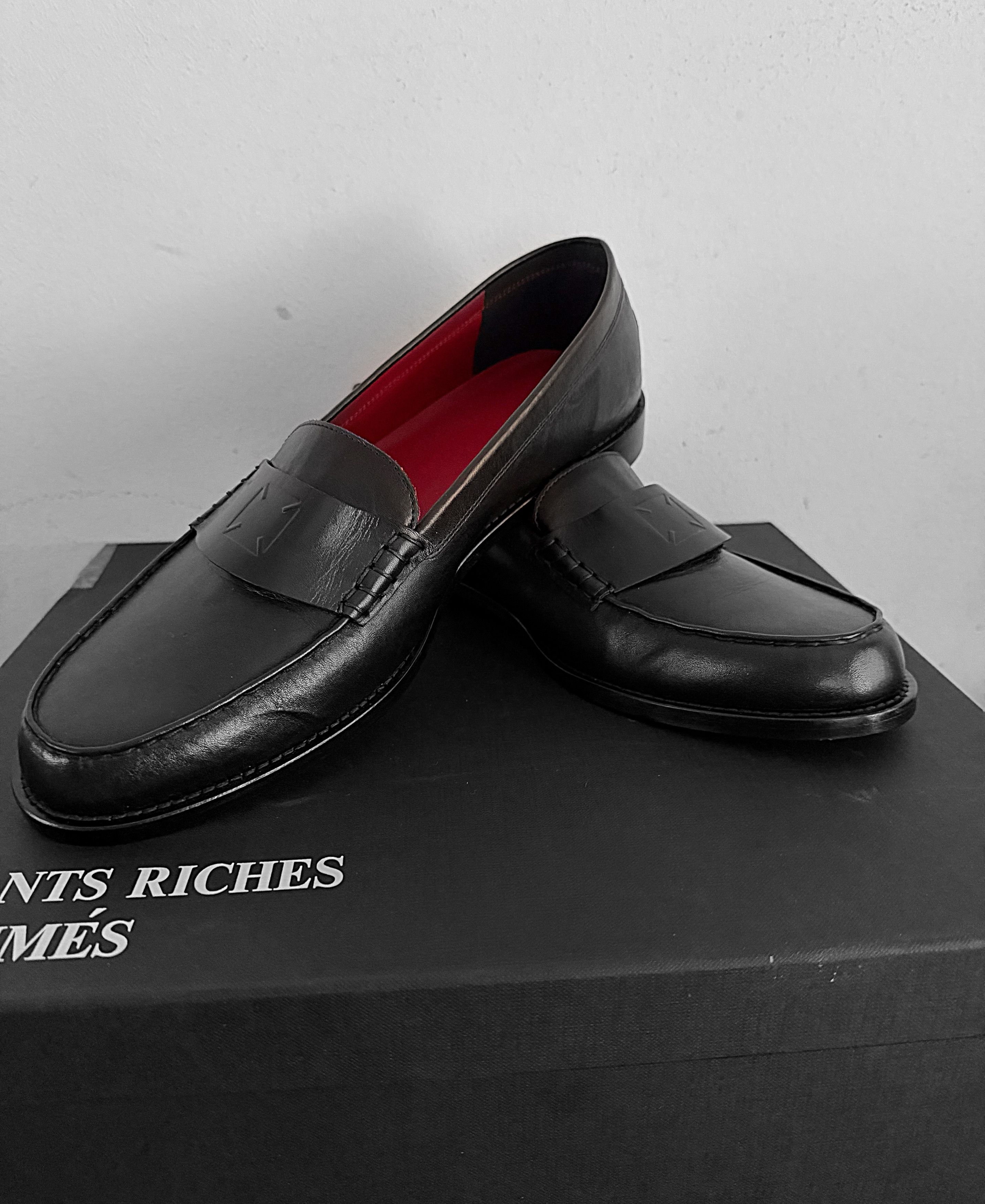 Enfants Riches Deprimes Runway SS'25 Glazed Cross Penny Loafers Size US 9 / EU 42 - 1 Thumbnail