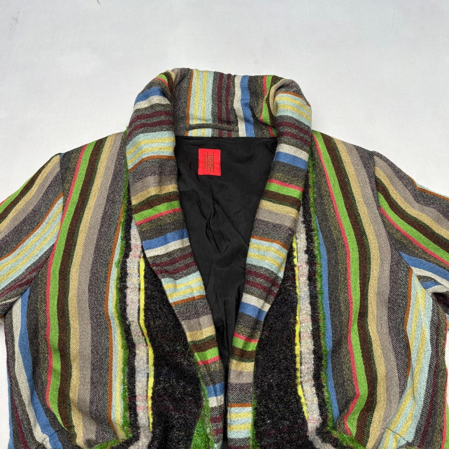 Issey Miyake × Vintage Vintage Issey Miyake Heart HaaT Wool Cardigan Sweater Size 4 Size XL / US 12-14 / IT 48-50 - 2 Thumbnail