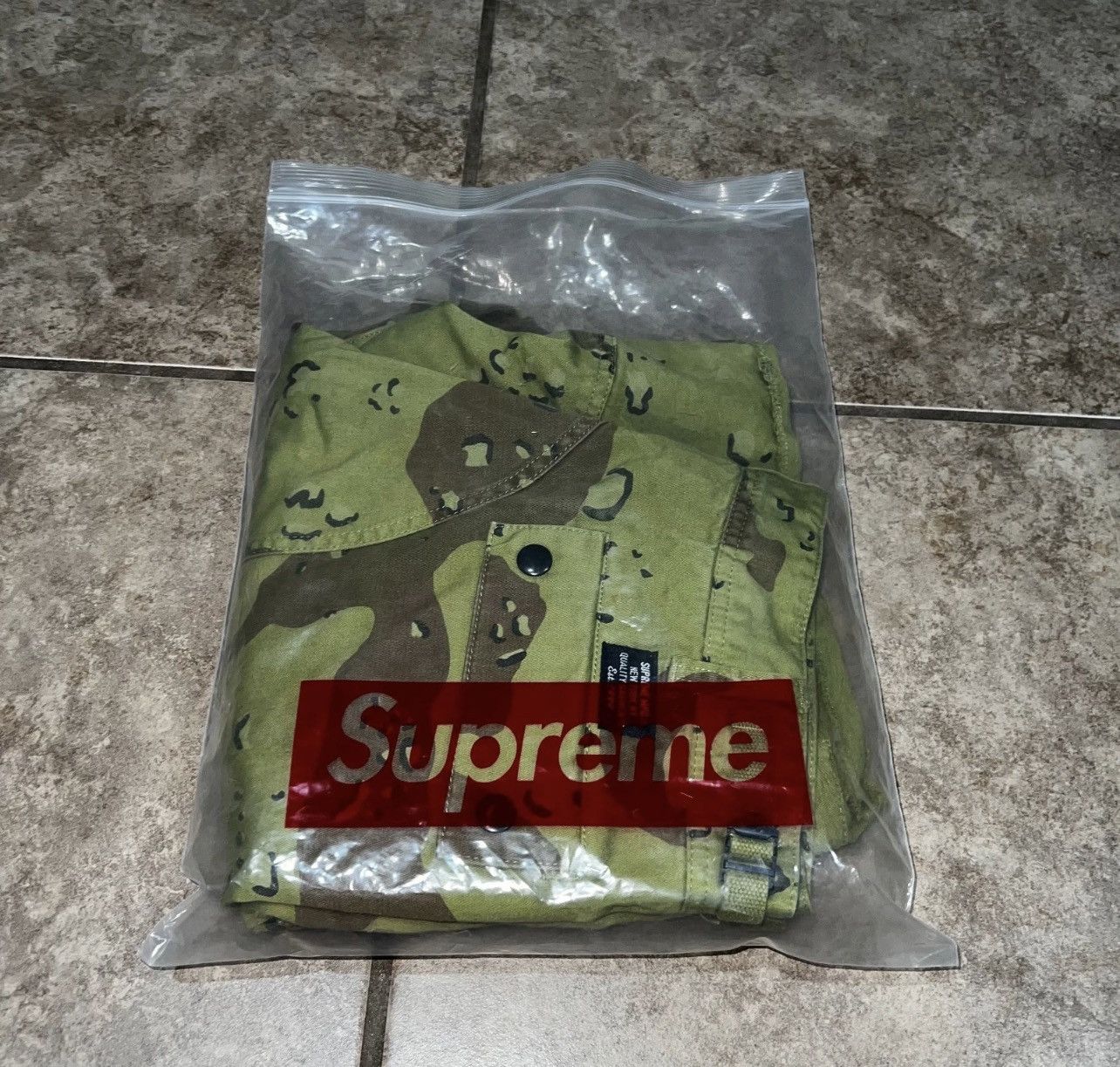 Supreme Supreme Mens Overdyed Camo Cargo Shorts Cotton Skater Grunge Size US 30 / EU 46 - 4 Thumbnail