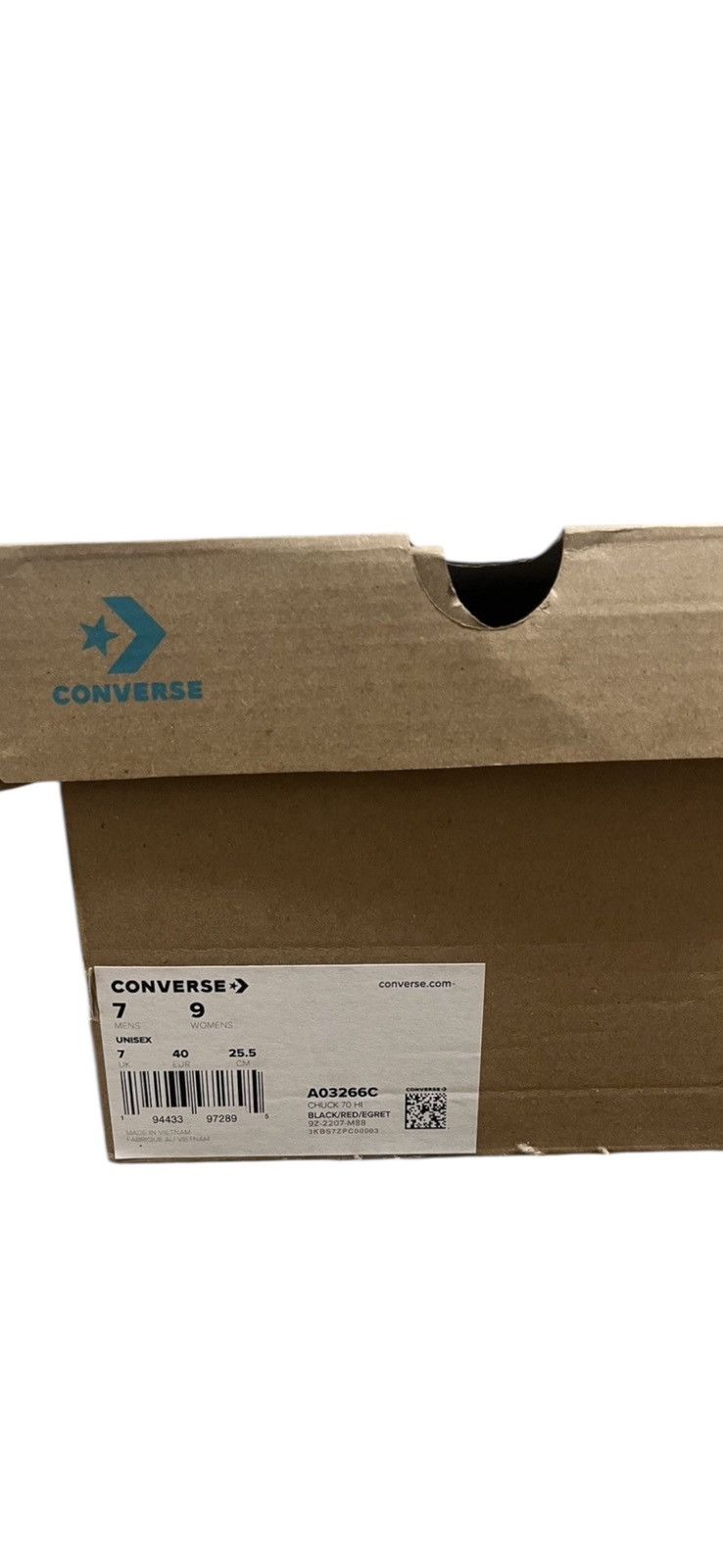 Converse Converse Chuck 70 Hi retro velvet sneakers in black/red Size US 7 / EU 40 - 5 Thumbnail
