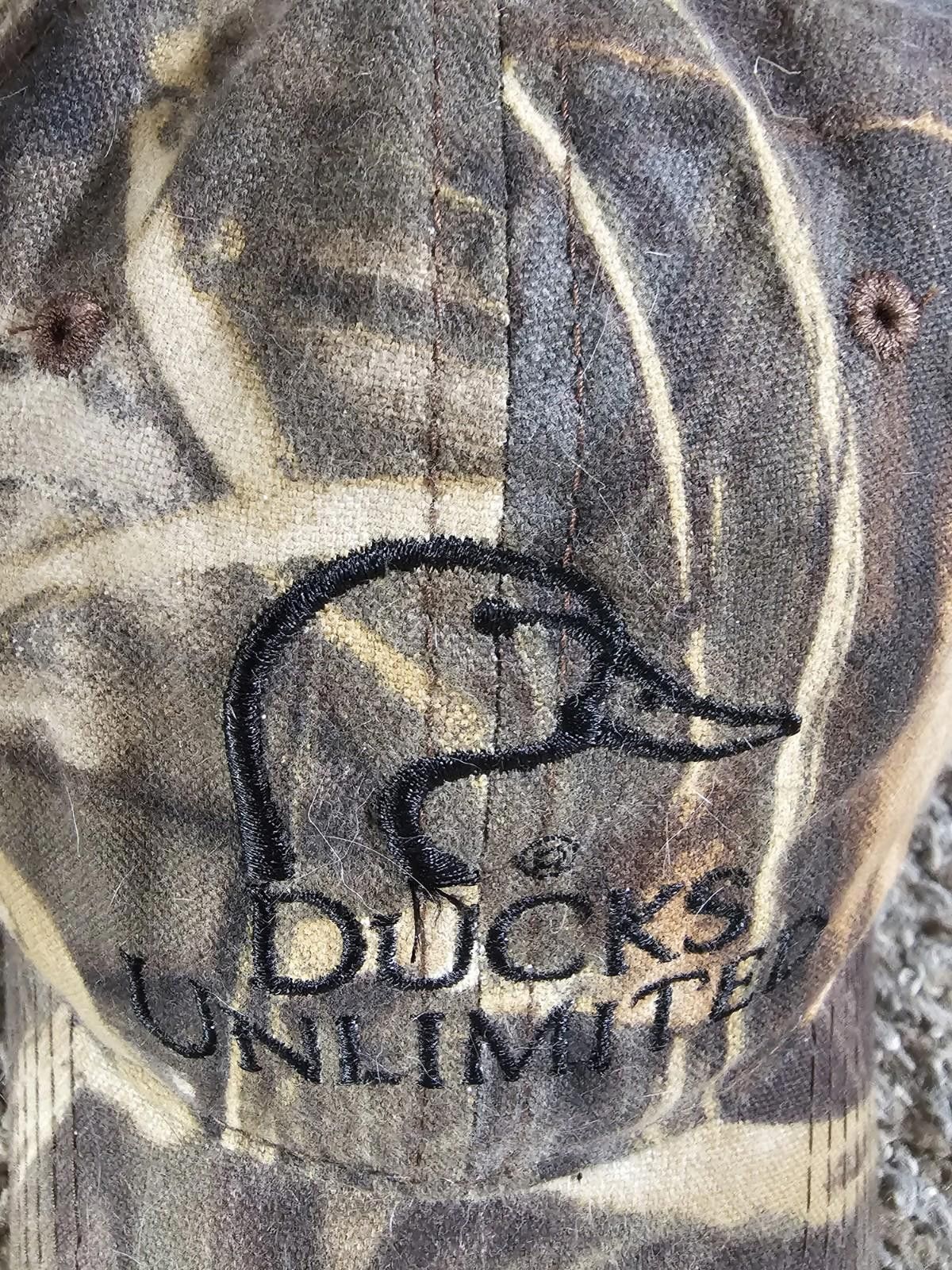 Designer Ducks Unlimited Grass Camo Strapback Hat Size ONE SIZE - 3 Thumbnail
