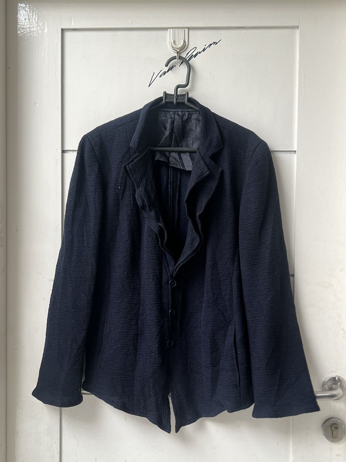 Issey Miyake Issey Miyake Navy Blazers Size 50L - 6 Thumbnail