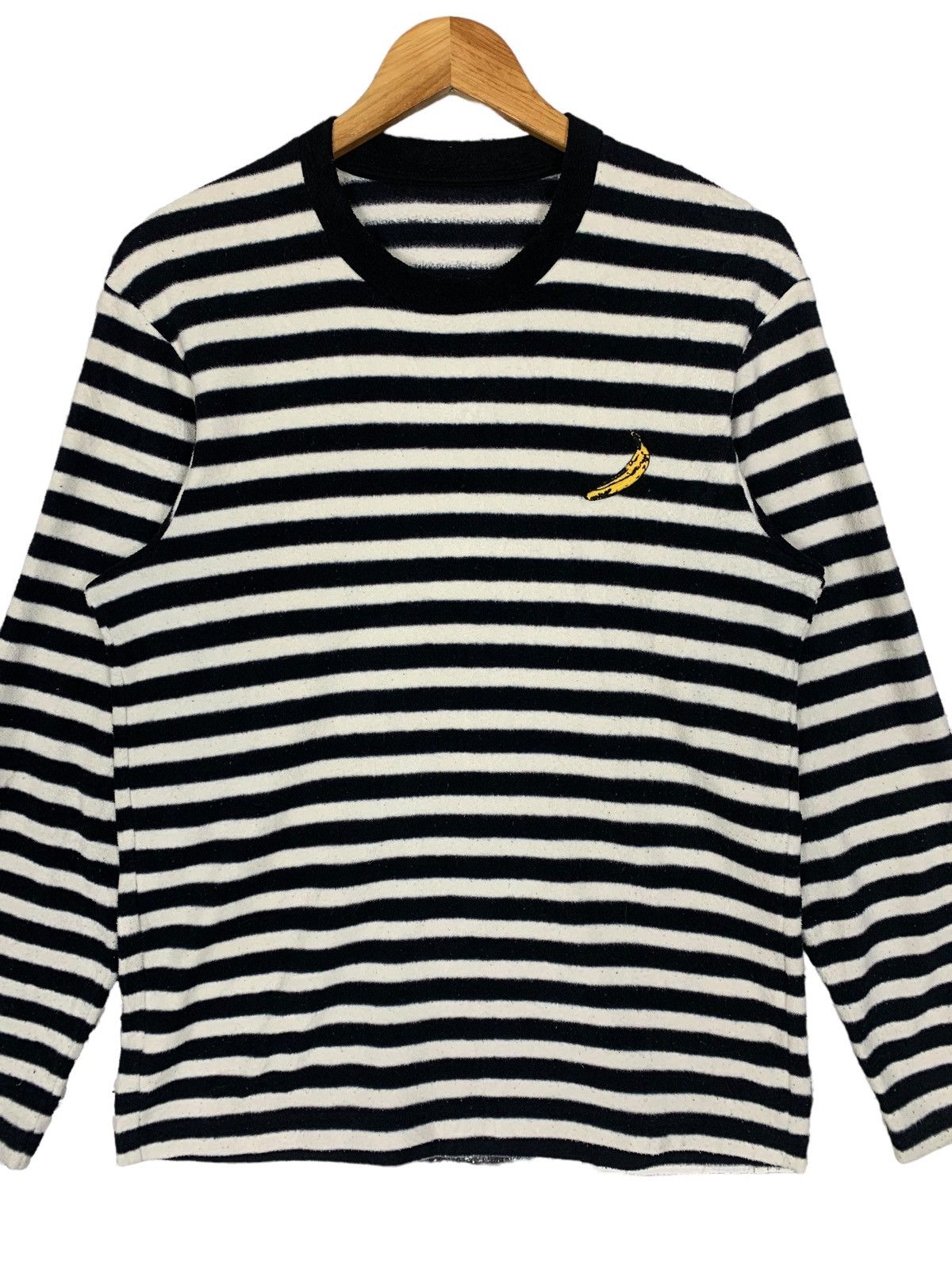 Japanese Brand × Uniqlo Uniqlo Andy Warhol Designer Stripe Fleece Size M Size US M / EU 48-50 / 2 - 2 Thumbnail