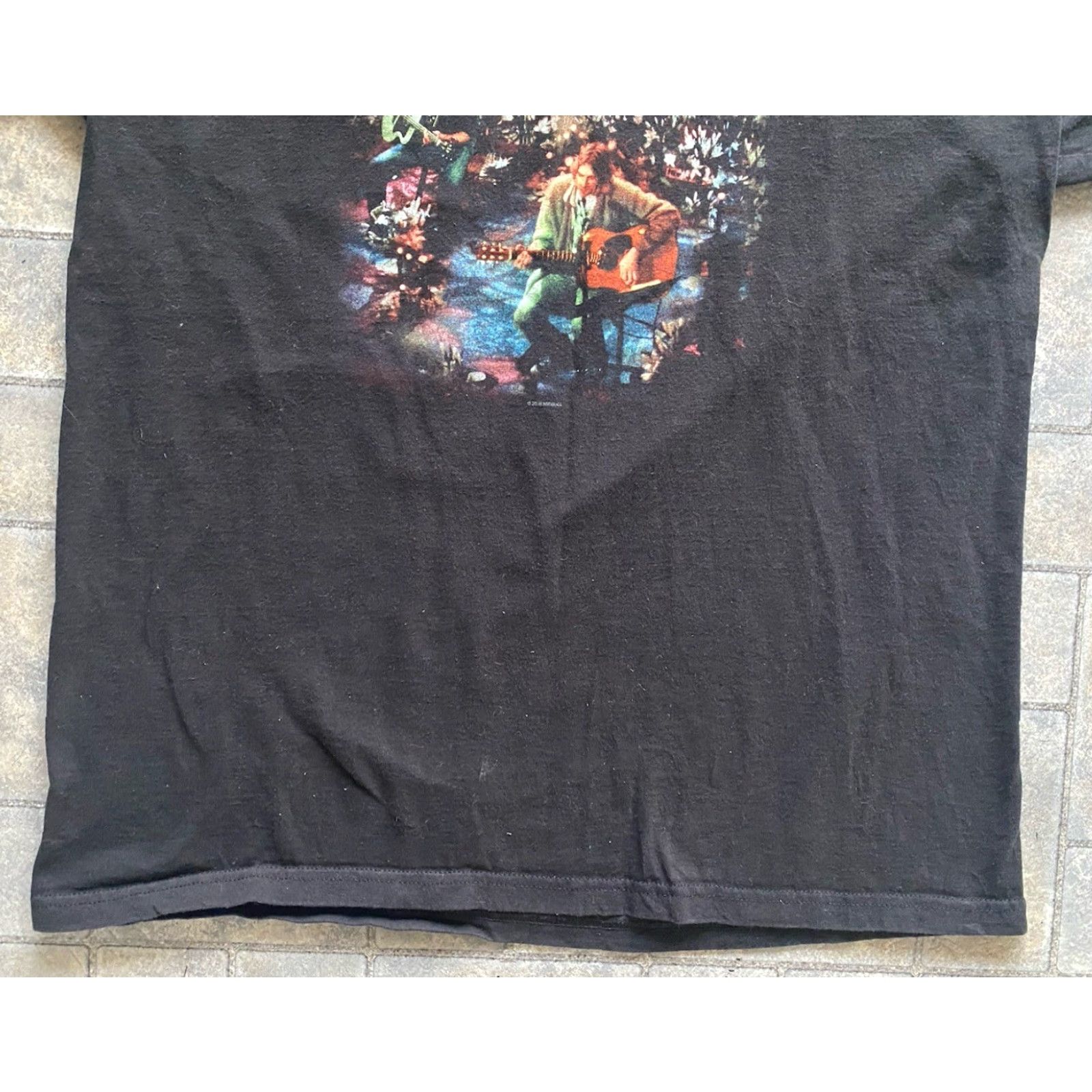Vintage M&O Gold Nirvana T Shirt Men’s L Black Short Sleeve 2008 Band Music Vintage? Size US L / EU 52-54 / 3 - 2 Thumbnail