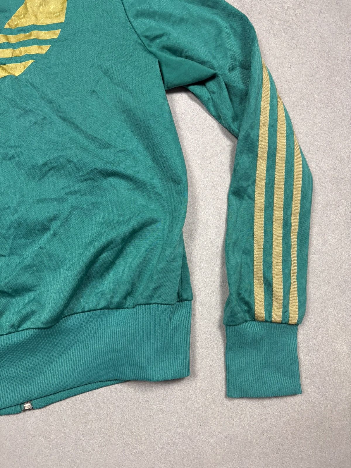 Adidas Vintage Adidas Originals Green Trefoil Track Jacket Size 36 Size XS / US 0-2 / IT 36-38 - 6 Thumbnail