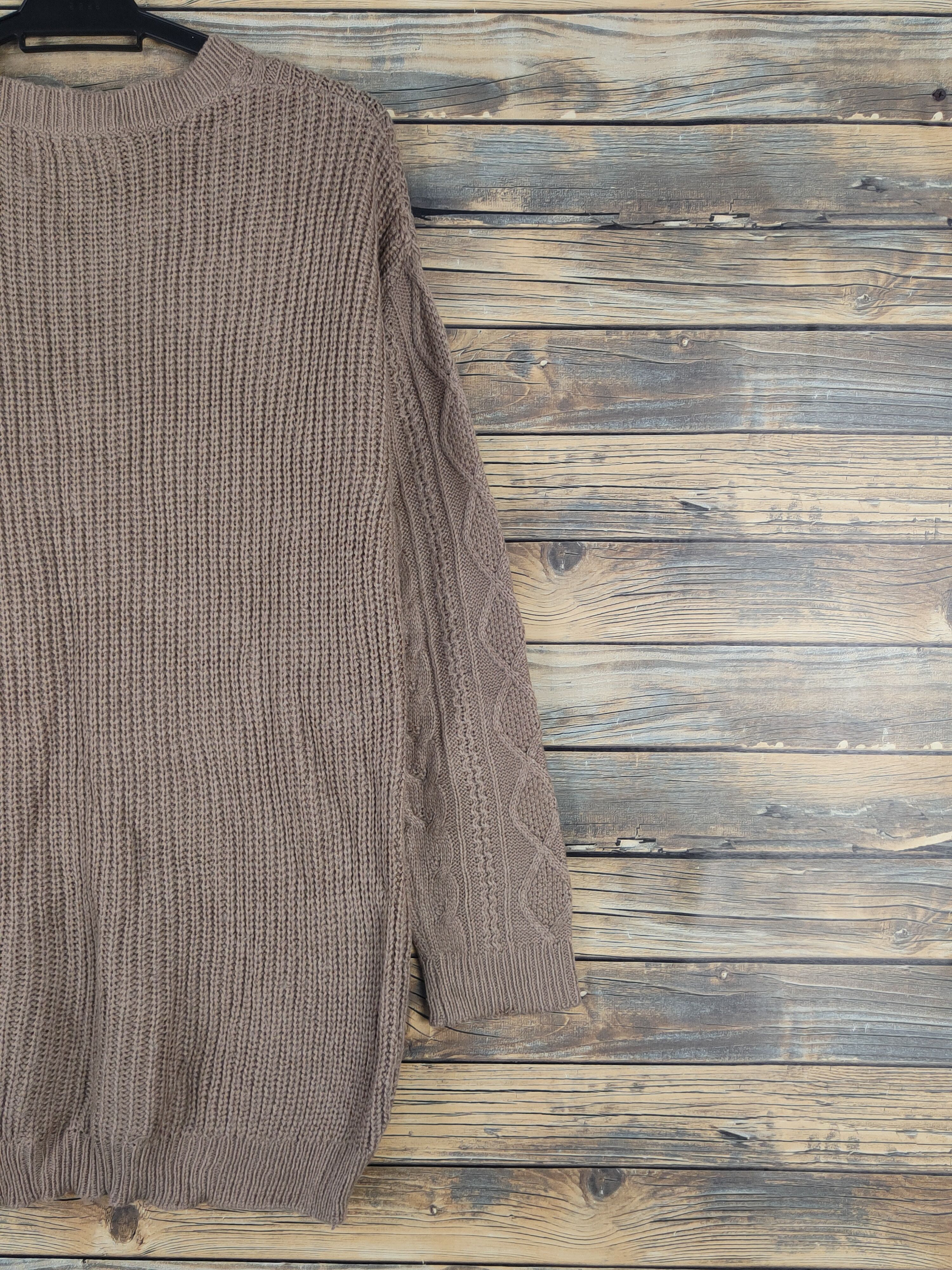 Aran Isles Knitwear × Japanese Brand × Vintage Cecil McBee Brown Knitwear Sweatshirts #W1280 Size M / US 6-8 / IT 42-44 - 9 Thumbnail