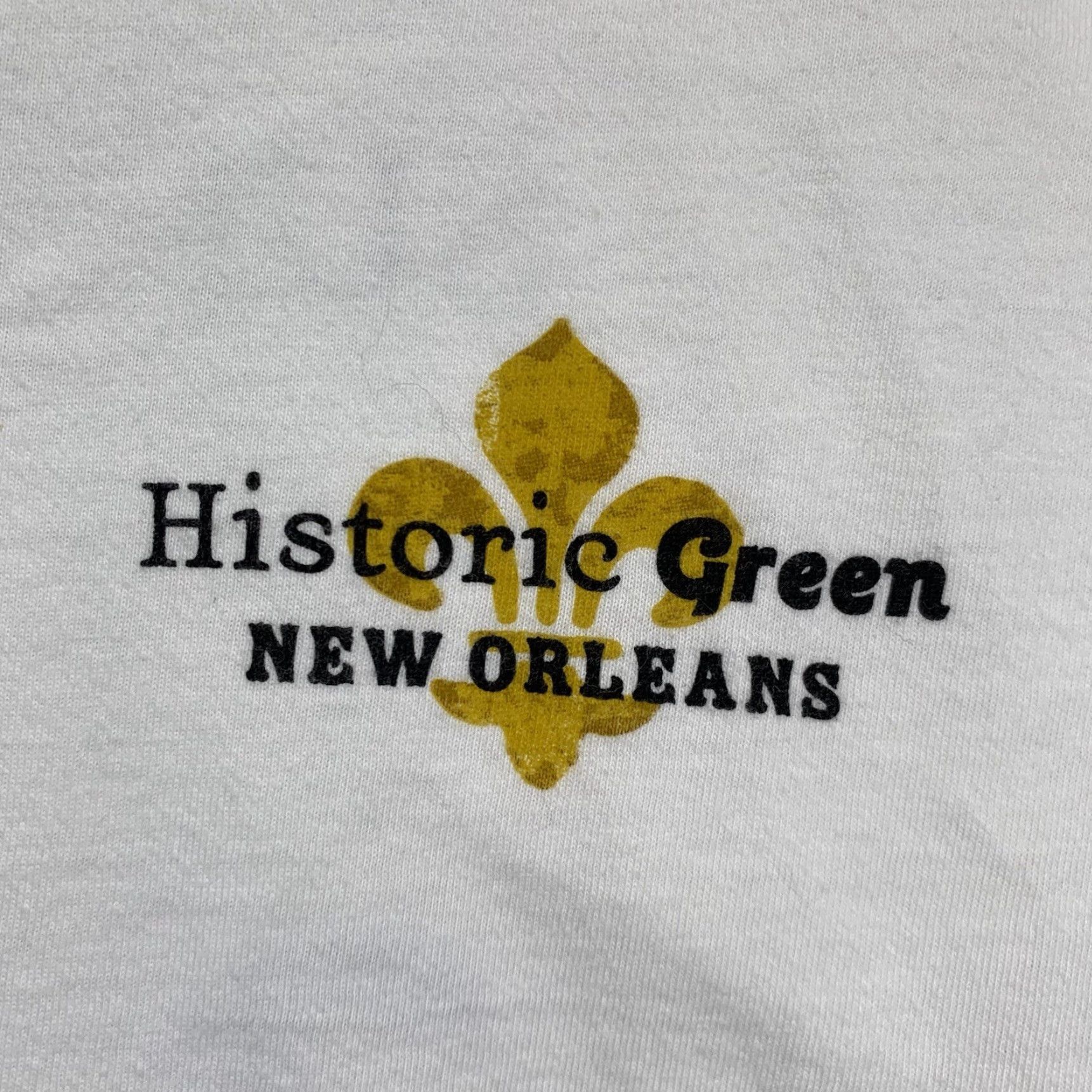 Vintage VINTAGE New Orleans T-Shirt Unisex Adults Small White Graphic 9th Ward Green 90s Size US S / EU 44-46 / 1 - 4 Thumbnail