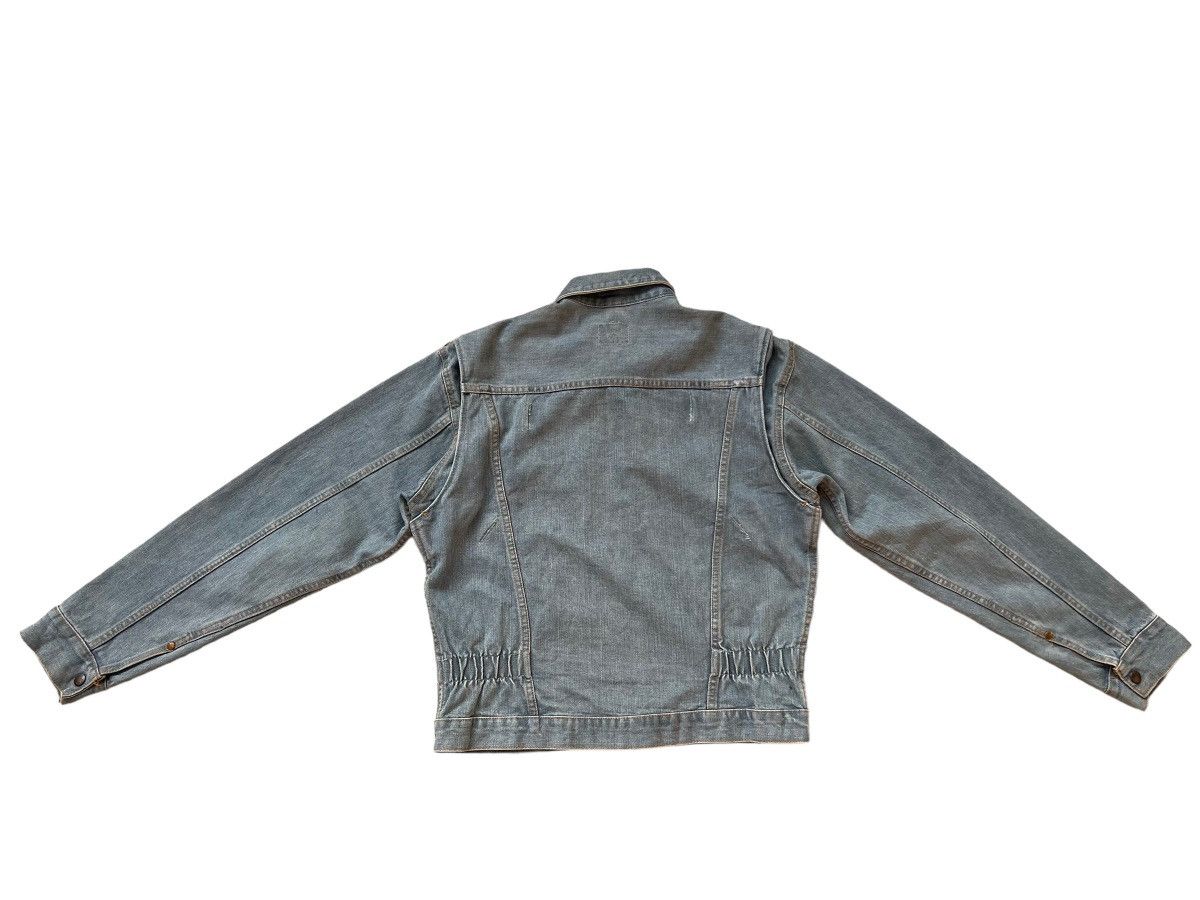 Vintage Vintage 90s Wrangler Blue Bell Faded Grey Denim Jacket Size US L / EU 52-54 / 3 - 2 Thumbnail