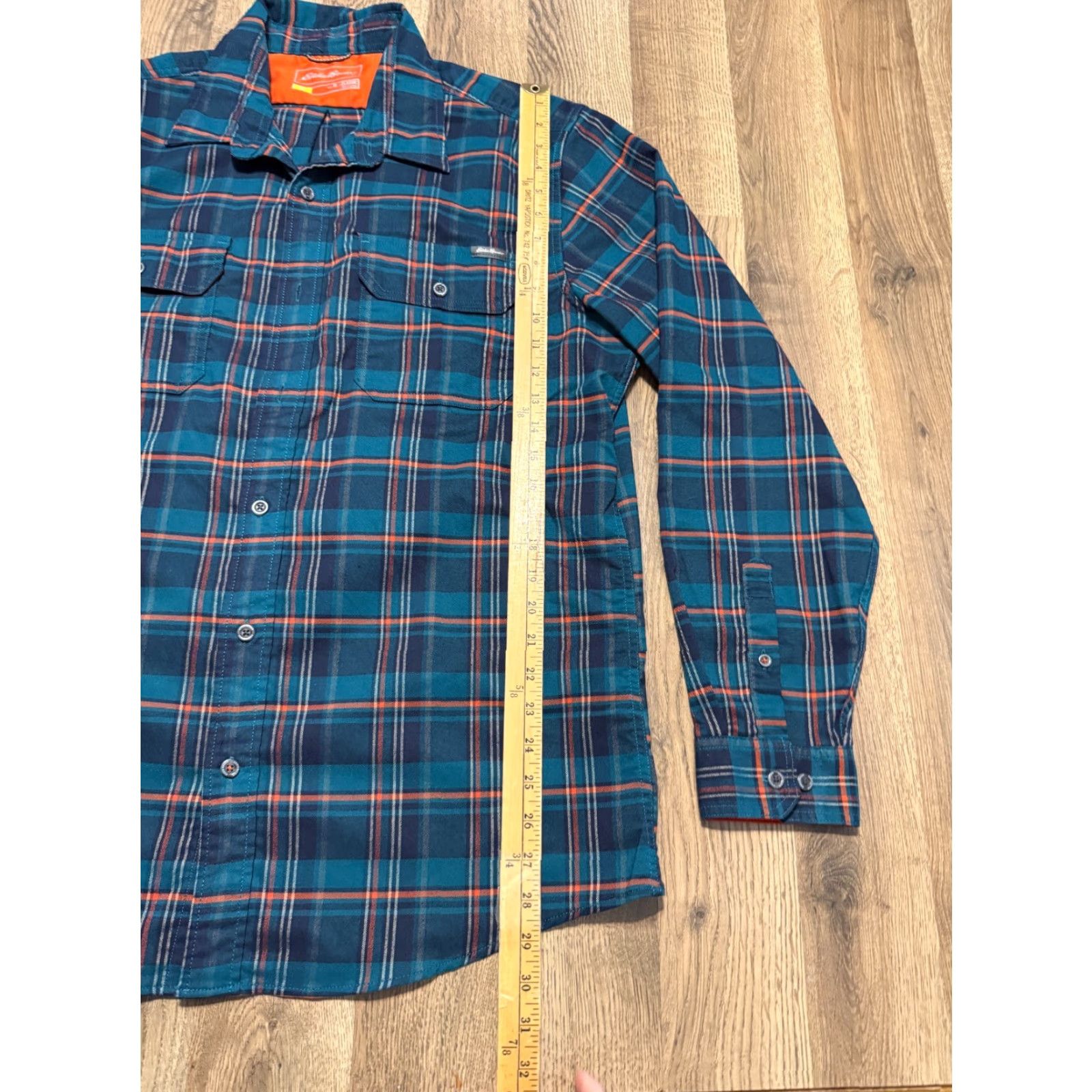 Eddie Bauer Eddie Bauer Shirt Men's XL Blue Plaid Button-Up Classic Fit Shirt Size US XL / EU 56 / 4 - 7 Thumbnail