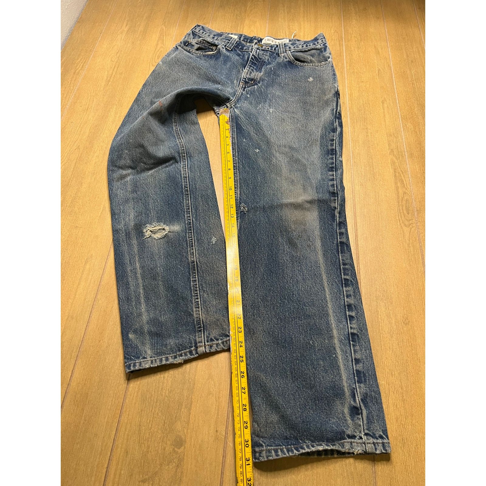 Carhartt Vintage Carhartt FR Sz 32x32 Men’s Blue Denim Jeans Y2K Size US 32 / EU 48 - 10 Thumbnail