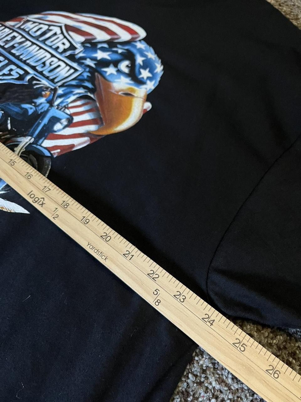 Harley Davidson Y2K Chambersburg, PA Americana Bald Eagle Harley Davidson Size US XXL / EU 58 / 5 - 2 Thumbnail