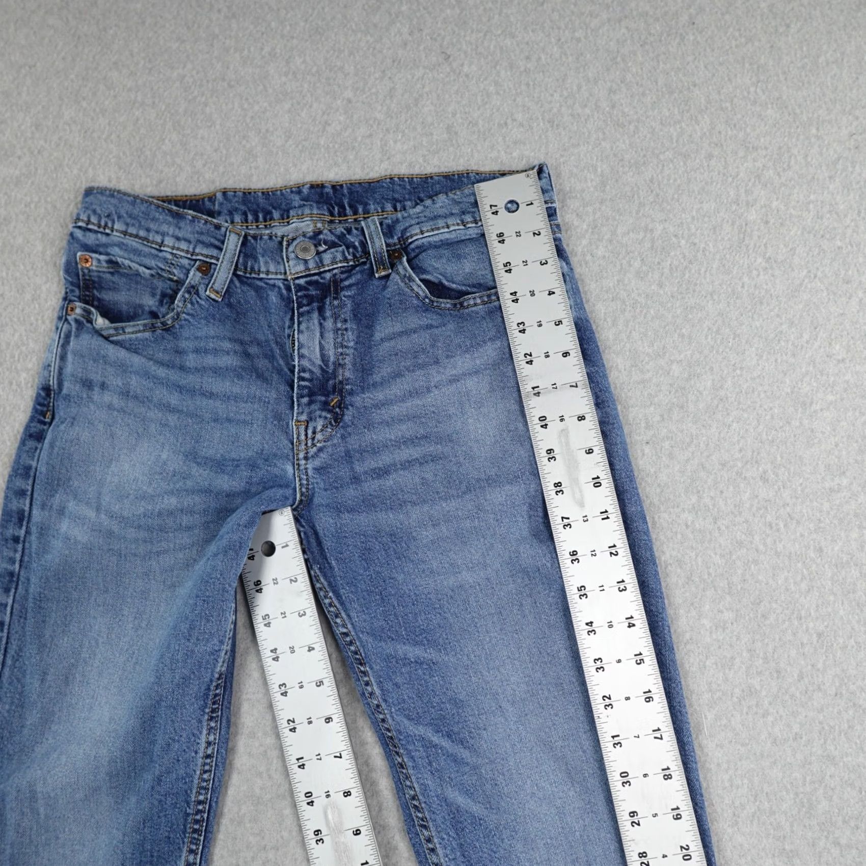 Levi's Levi's 511 Jeans Mens 32 (32X29) Medium Blue Denim 5-Pocket Slim Straight Rise Mid Inseam 29 Size US 32 / EU 48 - 7 Thumbnail